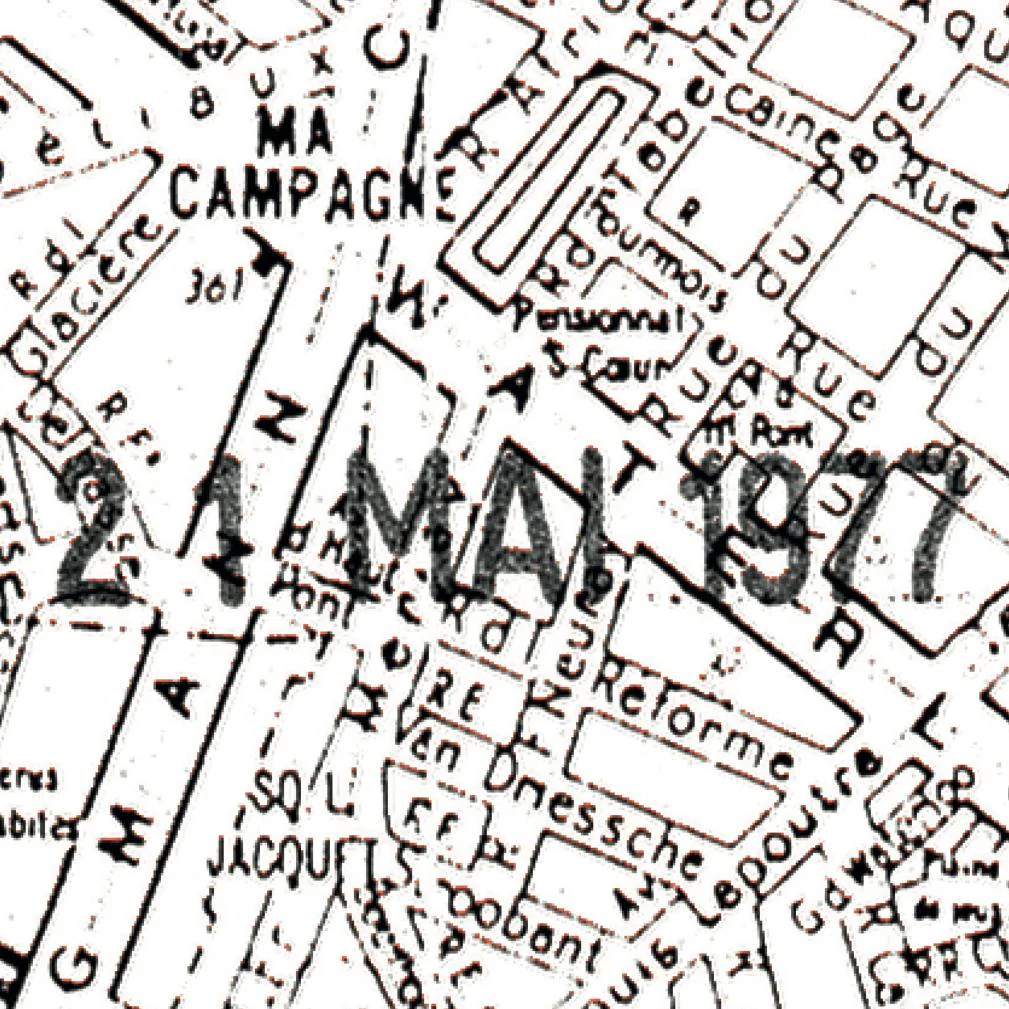 On Kawara - 21 May 1977 poster - mfc-michèle didier/Saint-Martin Bookshop 2022 - Image 3