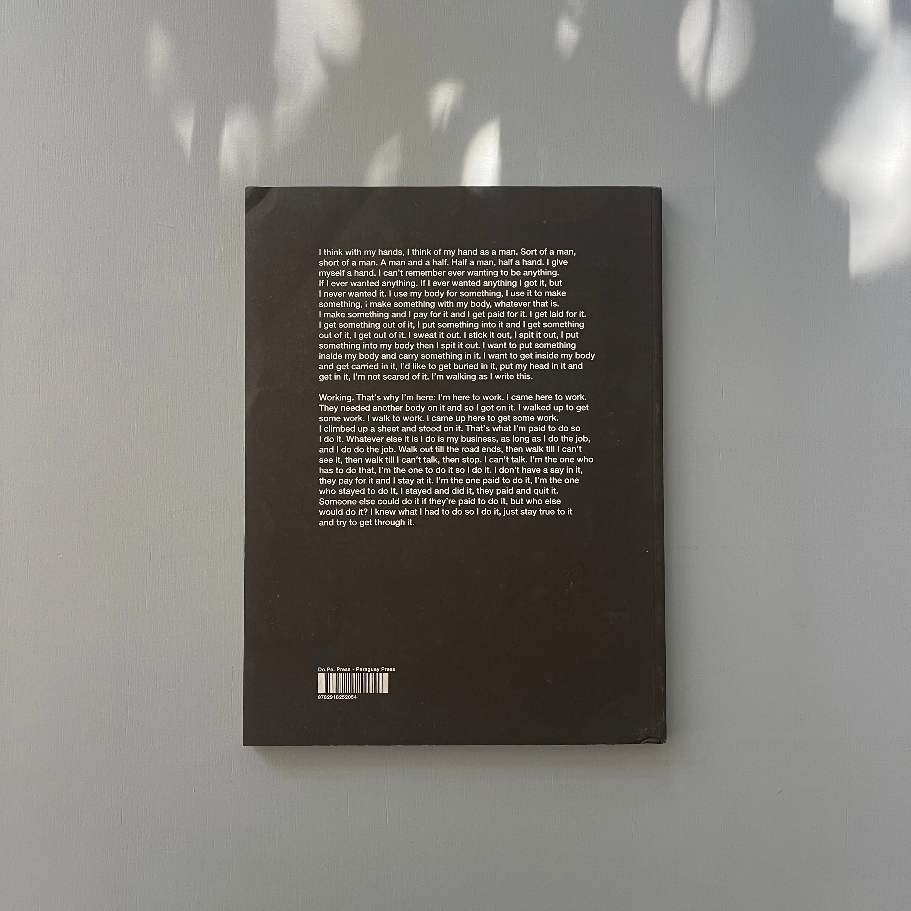 Oscar Tuazon - I can’t see - DoPe Press / Paraguay Press 2010 - Image 15