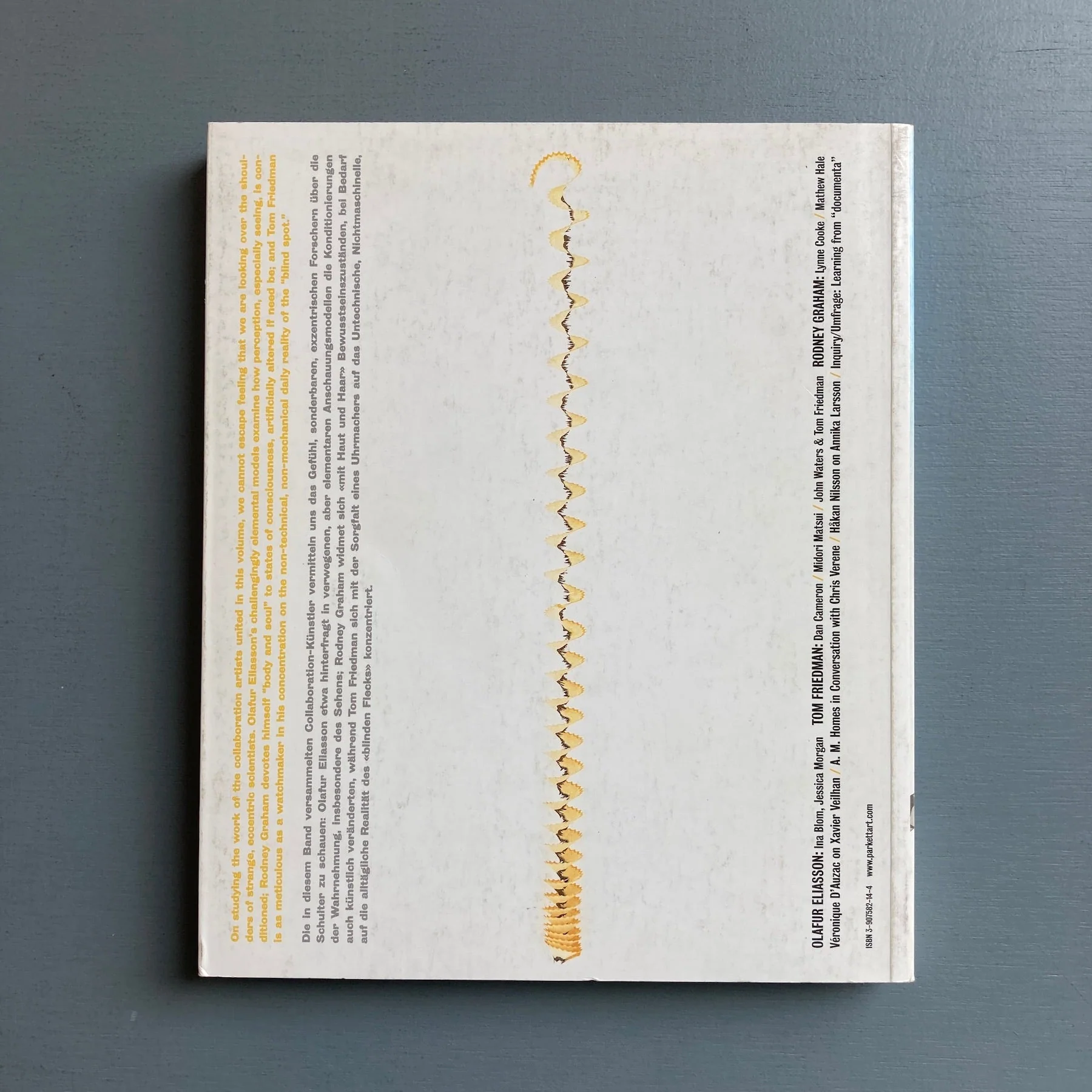 Parkett Vol. 64 - May 2002 - Rodney Graham, Olafur Eliasson, Tom Friedman - Image 3
