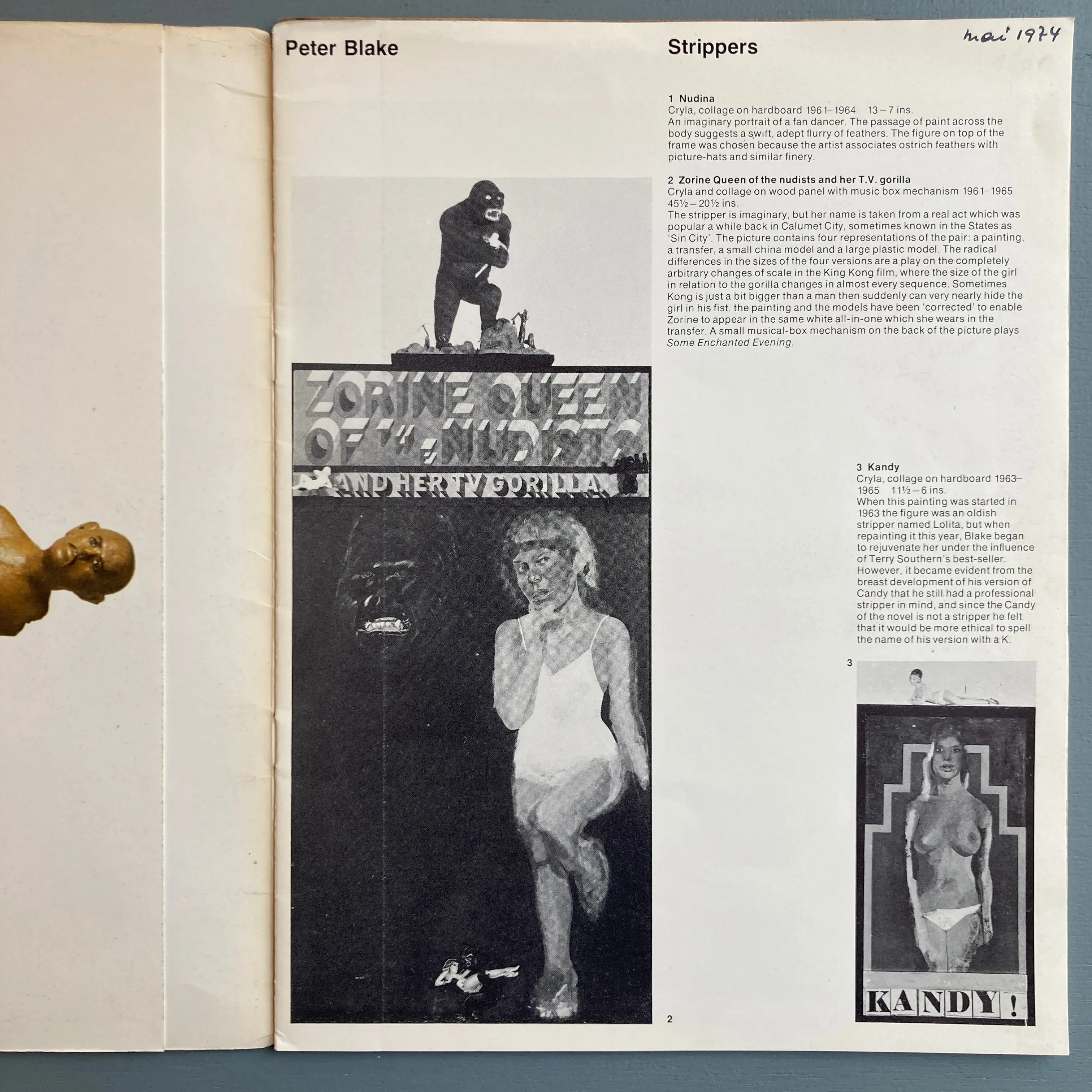 Peter Blake - Robert Fraser Gallery 1965 - Image 3