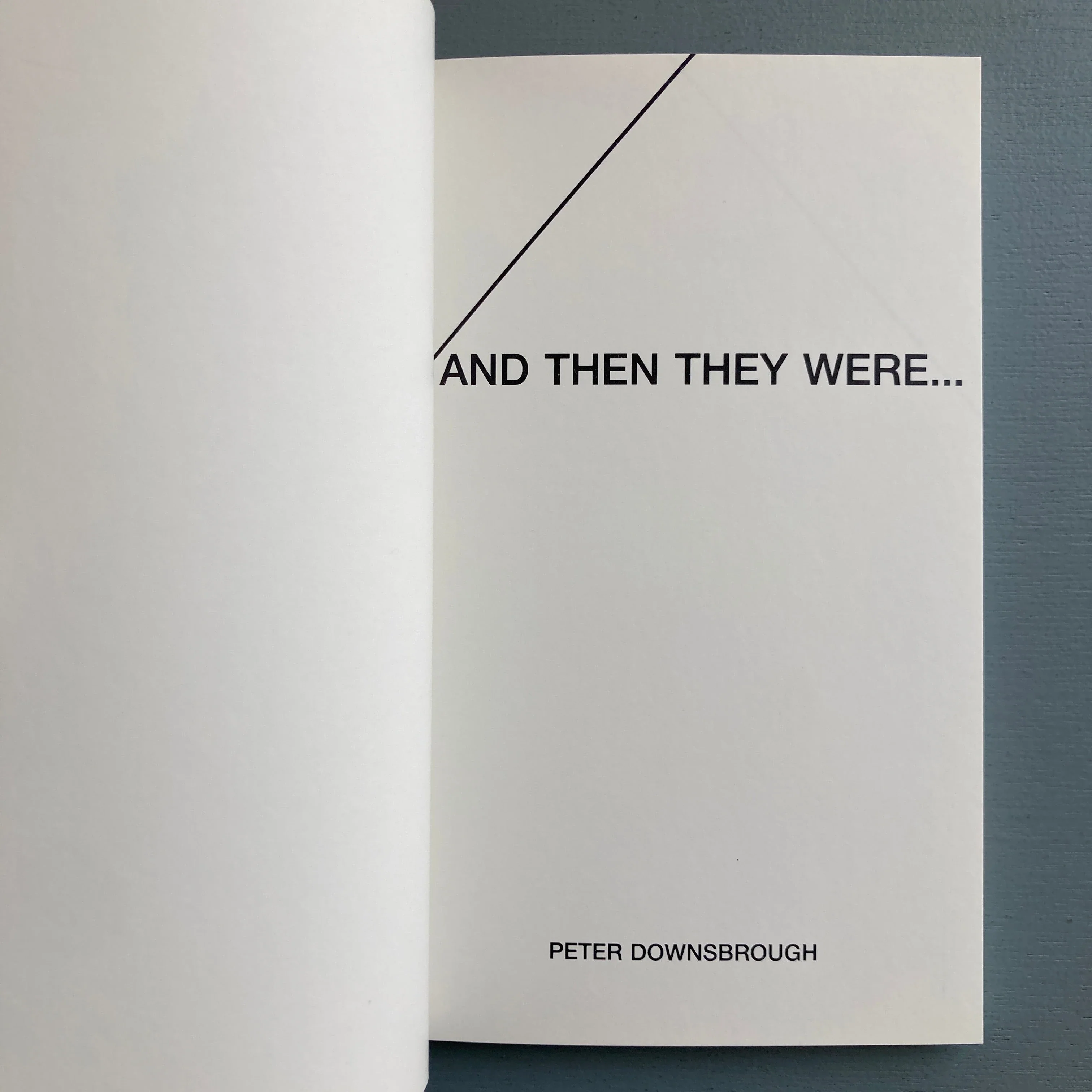 Peter Downsbrough - And then they were - Pietro Sparta 1985 - Image 2