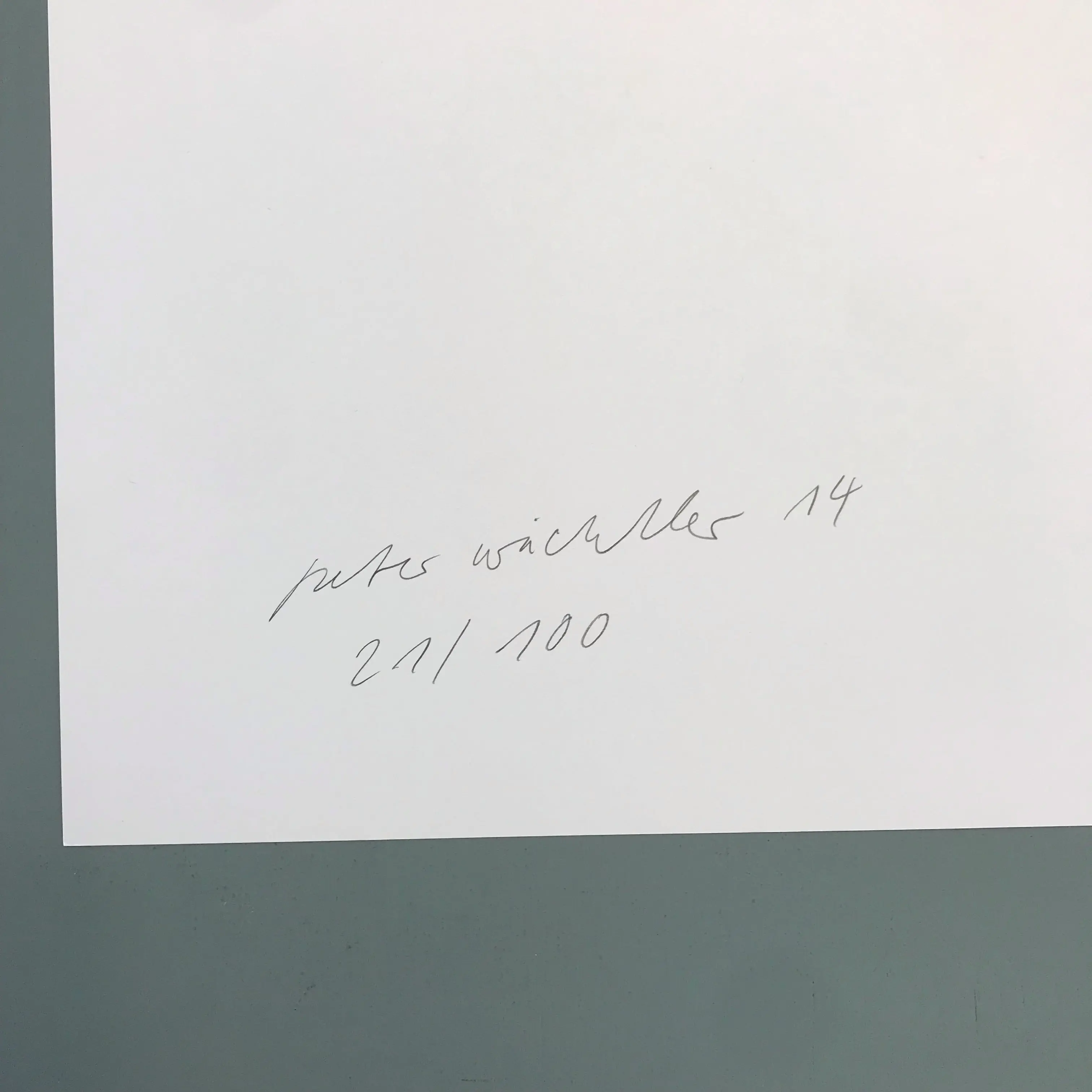 Peter Wachtler - Untitled poster - 2014 - Image 3