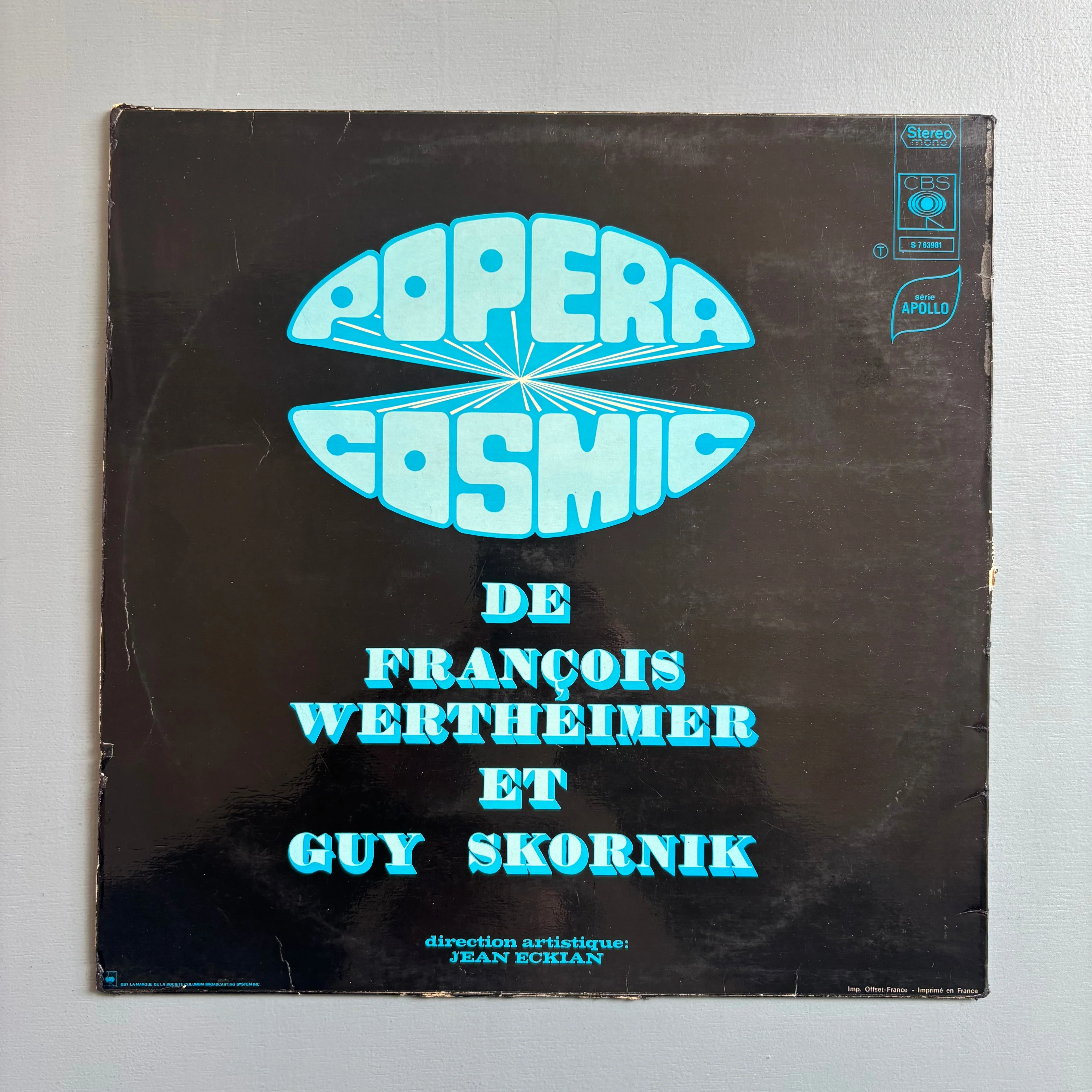 Popera Cosmic - Les Esclaves - CBS FR 1969 - Image 2