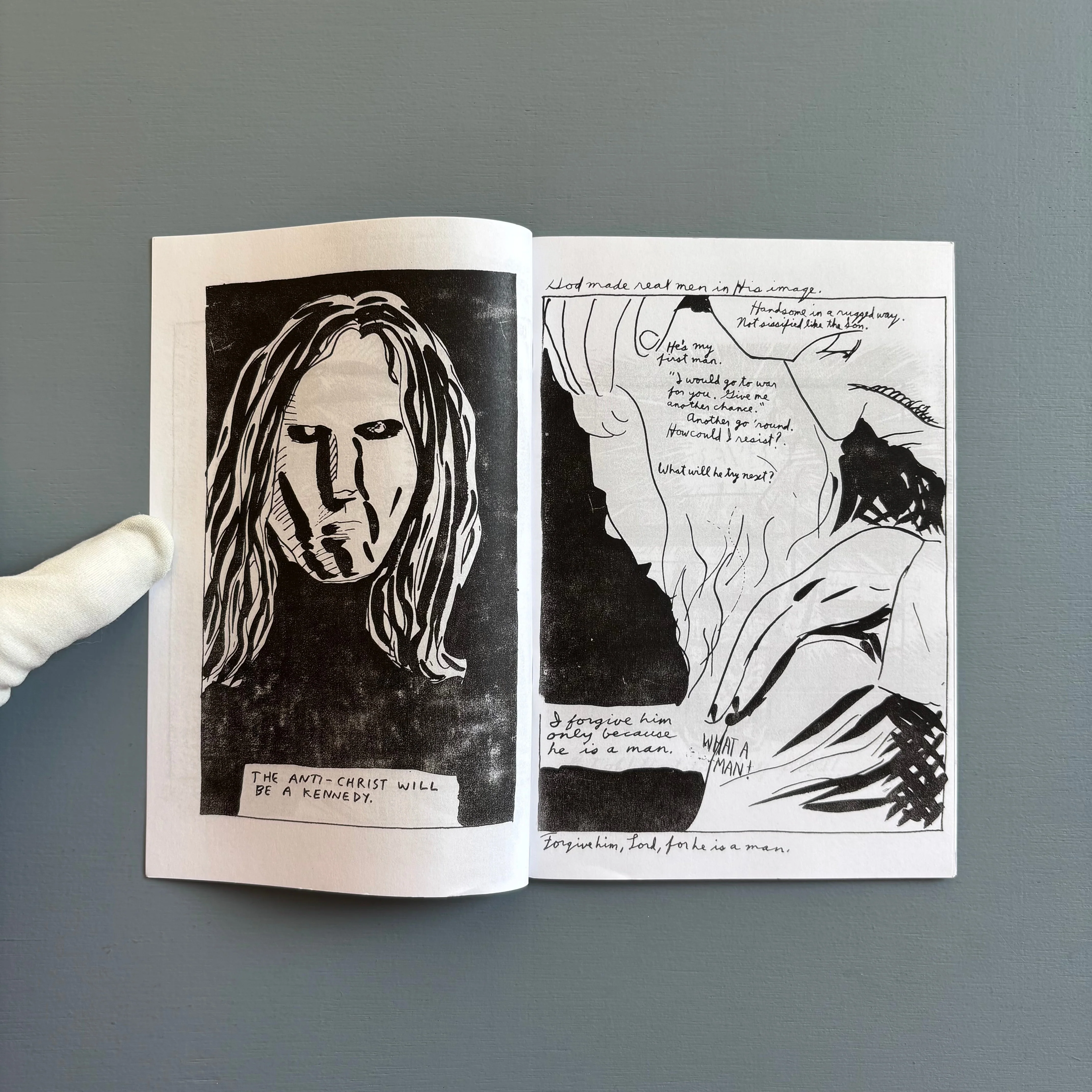 Raymond Pettibon - Up the threshold - Galerie Krinzinger 1992 - Image 2