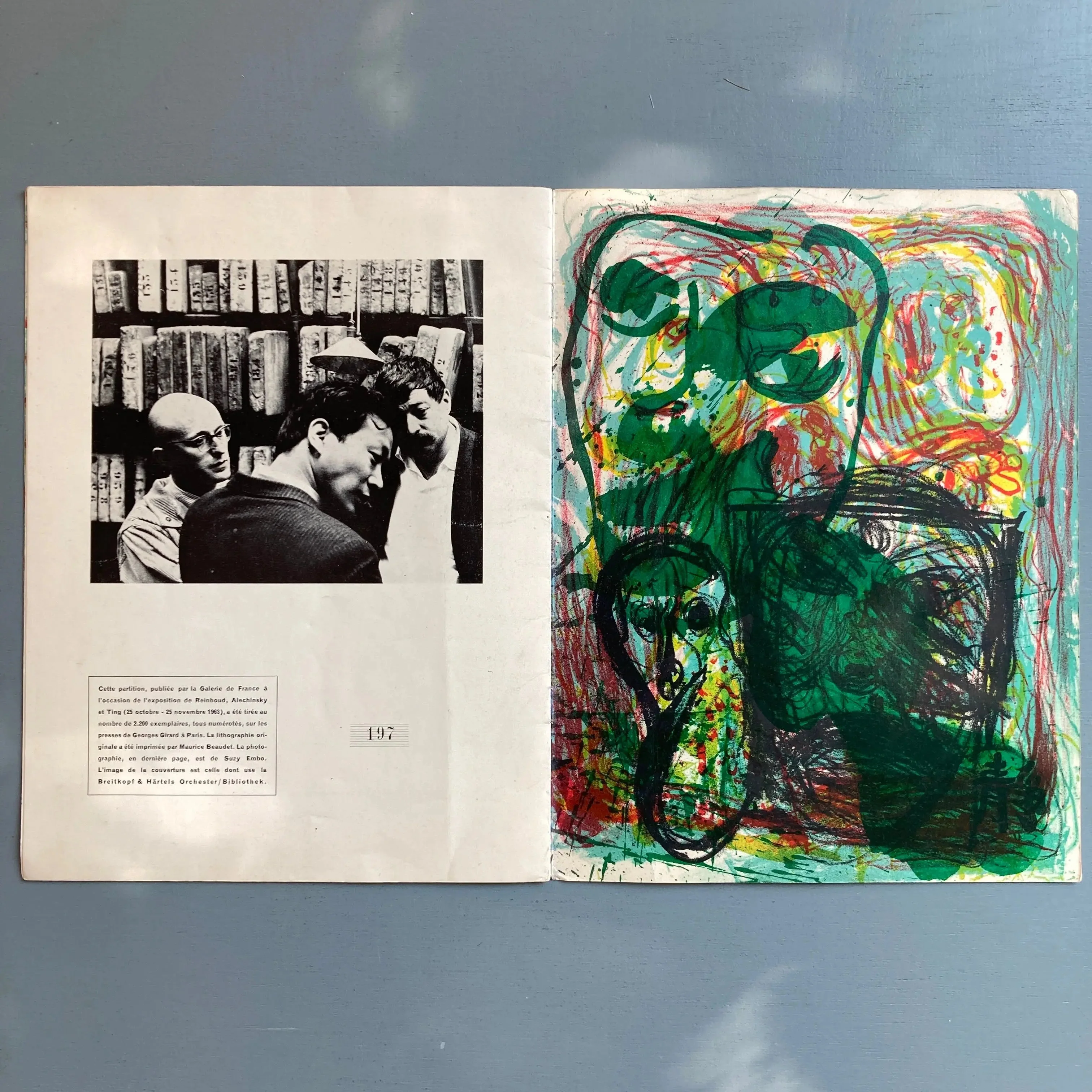 Reinhoud, Alechinsky et Ting - Solo de sculpture et divertissement - Galerie de France 1963 - Image 5