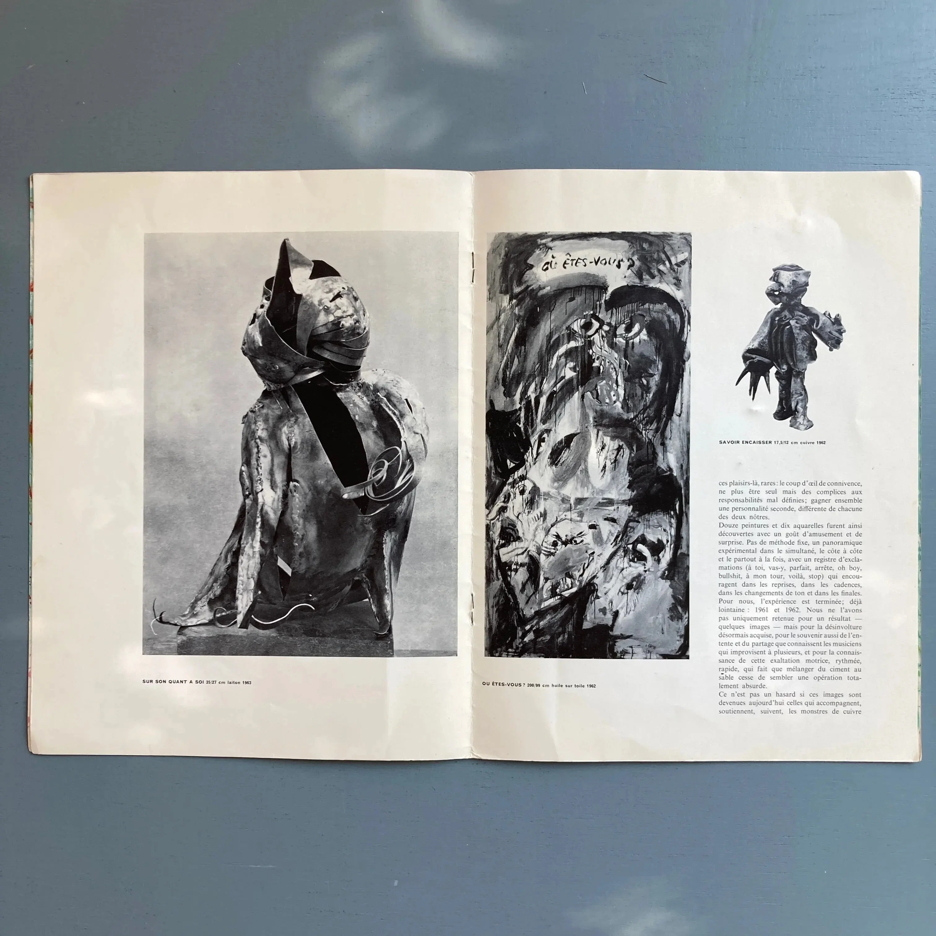 Reinhoud, Alechinsky et Ting - Solo de sculpture et divertissement - Galerie de France 1963 - Image 6