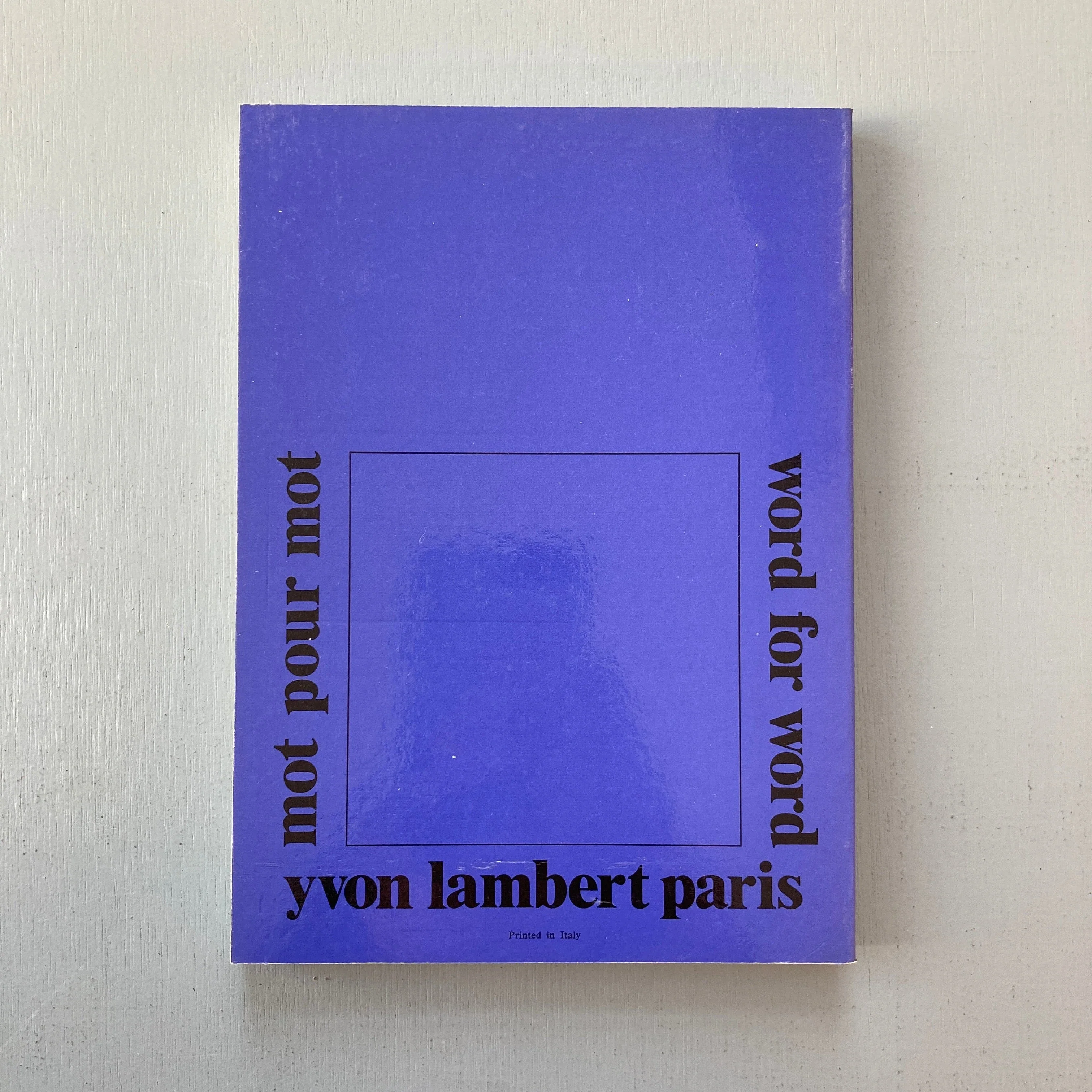 René Denizot / Giulio Paolini - De bouche à oreille - Yvon Lambert 1982 - Image 10