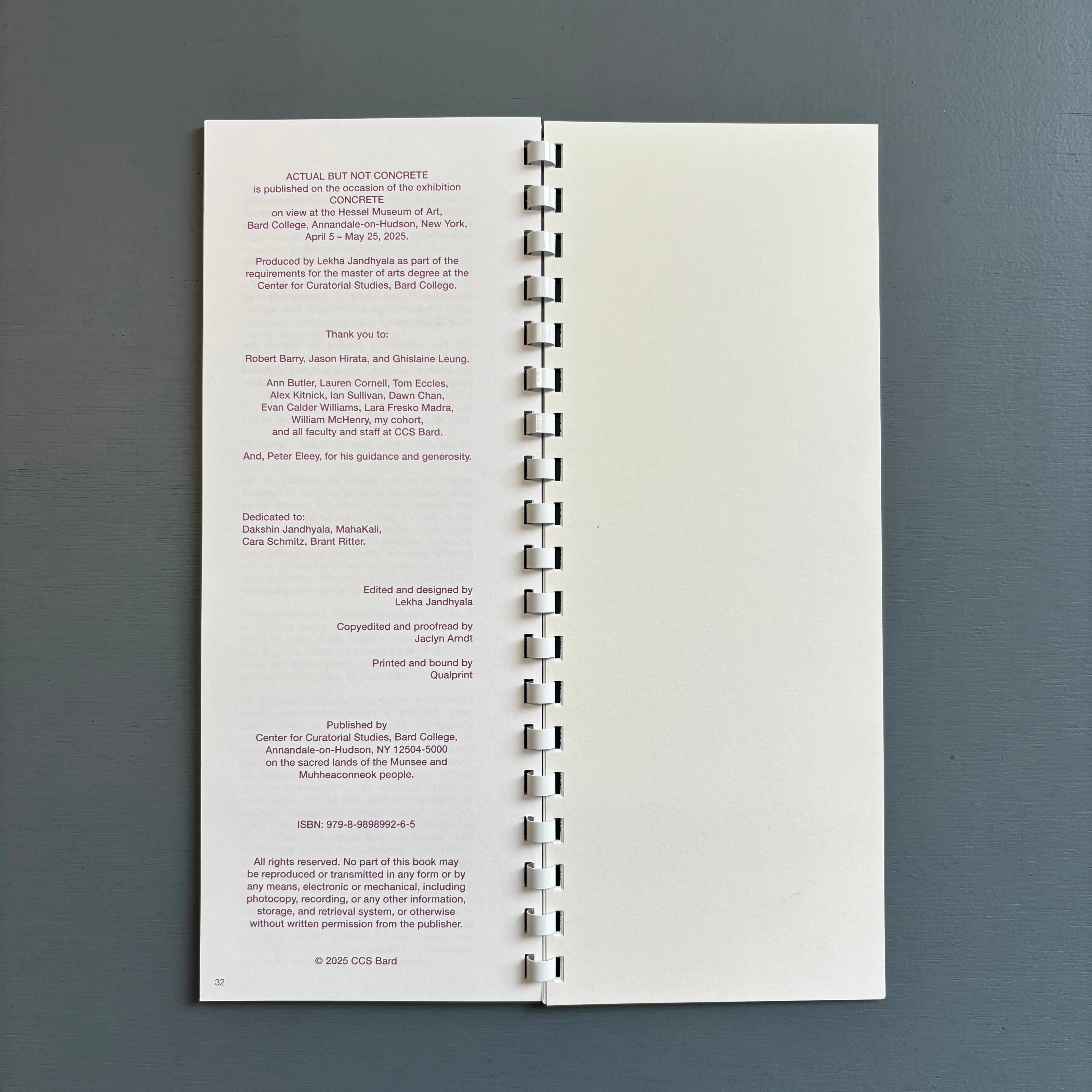 Robert Barry, Jason Hirata, Ghislaine Leung - Actual but not concrete - CCS Bard 2025 - Image 8