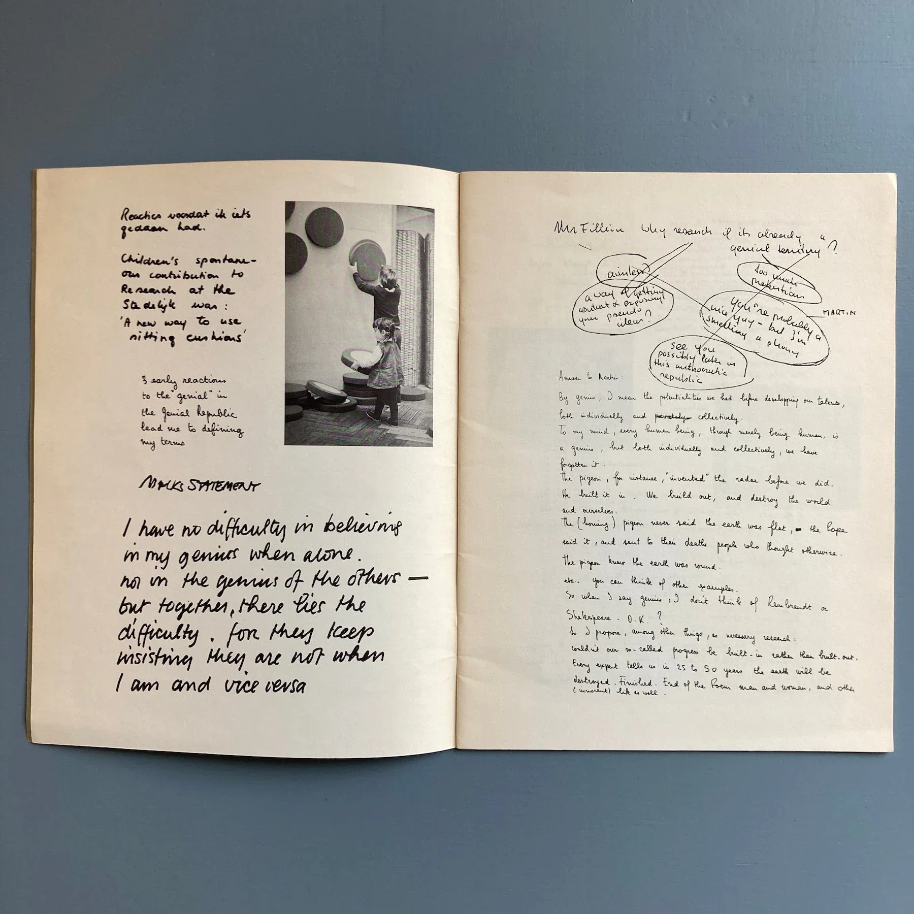 Robert Filliou - Research at the Stedelijk 1971 - Image 3