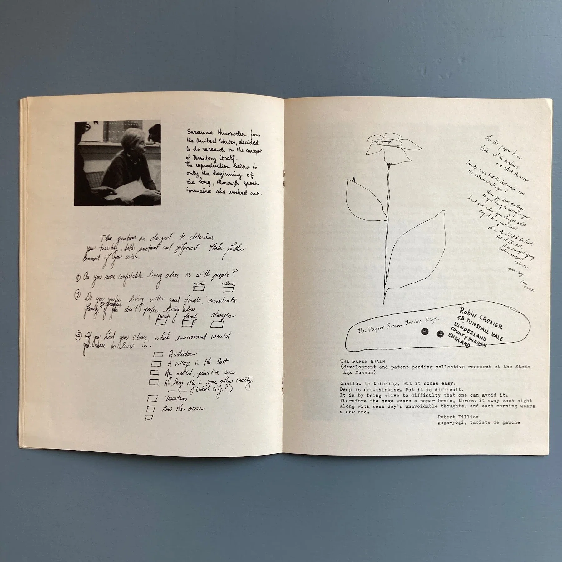 Robert Filliou - Research at the Stedelijk 1971 - Image 6