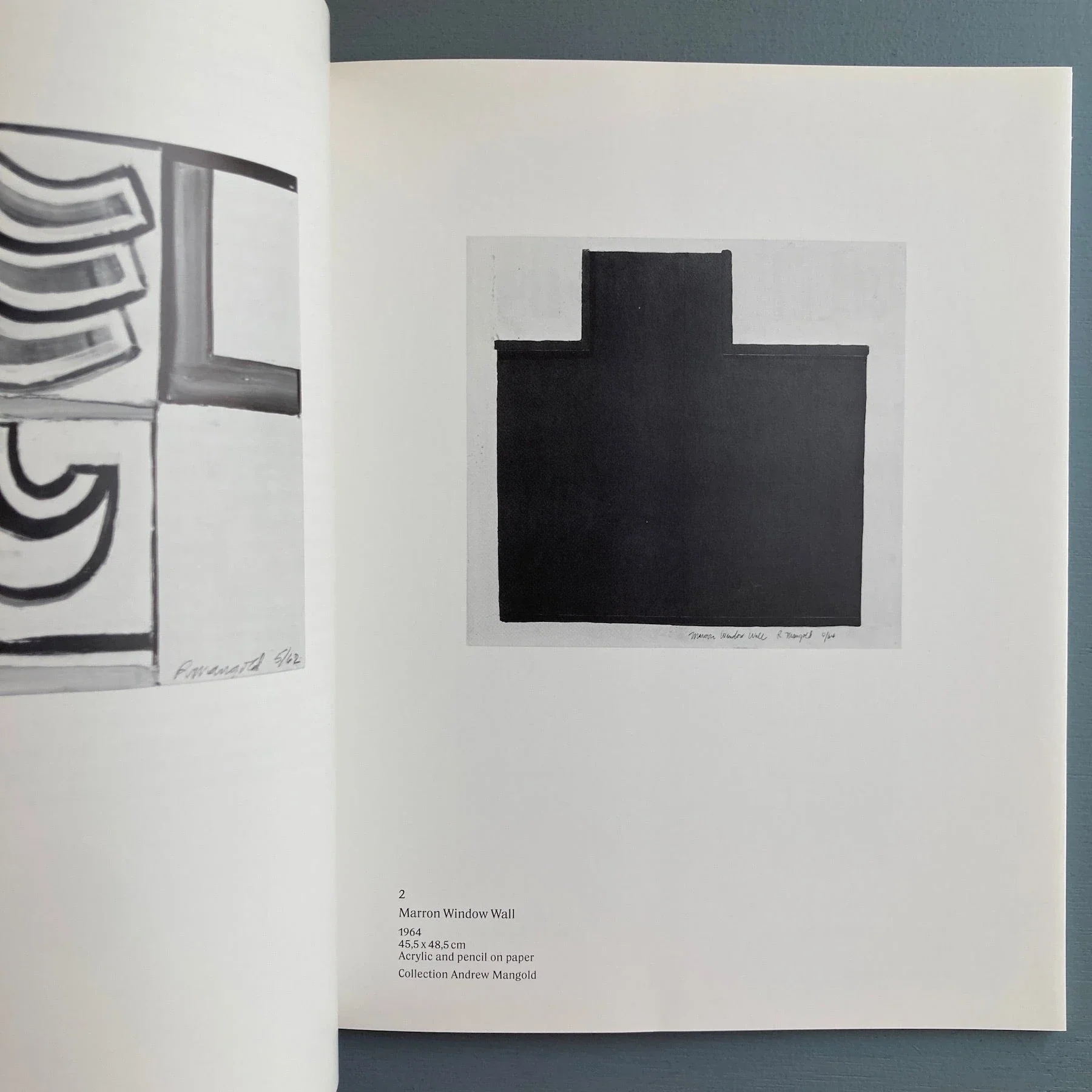 Robert Mangold - Works on paper - Annemarie Verna / Galerie Meert Rihoux 1988 - Image 4