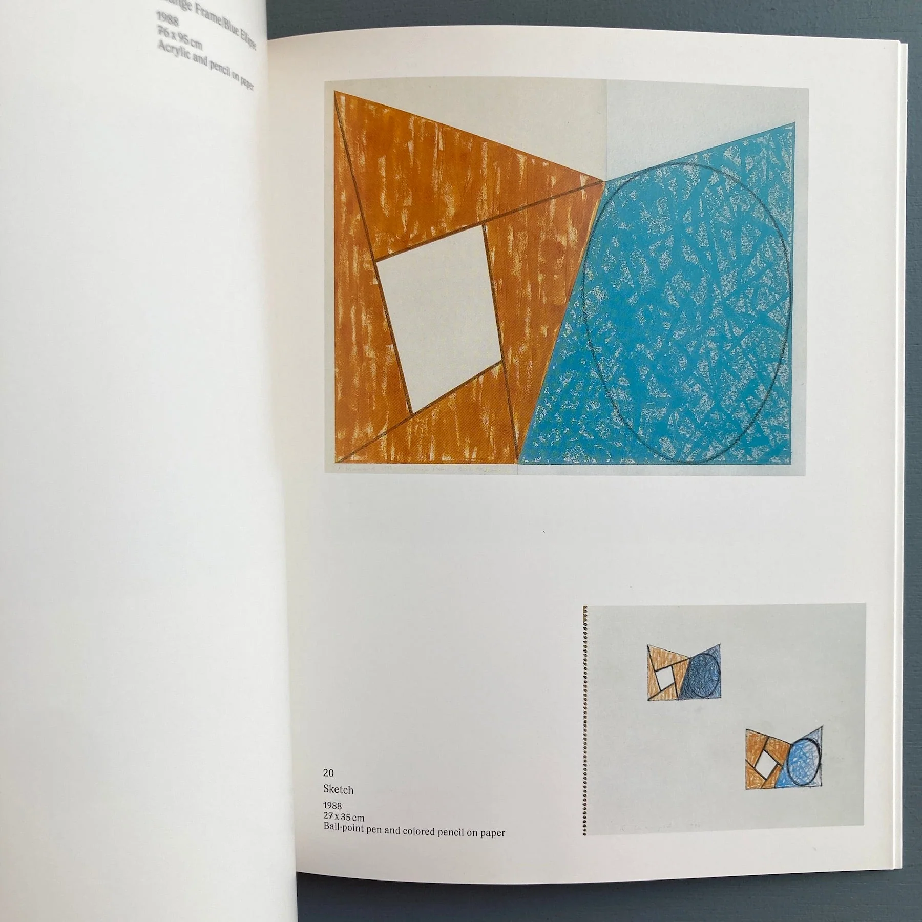 Robert Mangold - Works on paper - Annemarie Verna / Galerie Meert Rihoux 1988 - Image 6