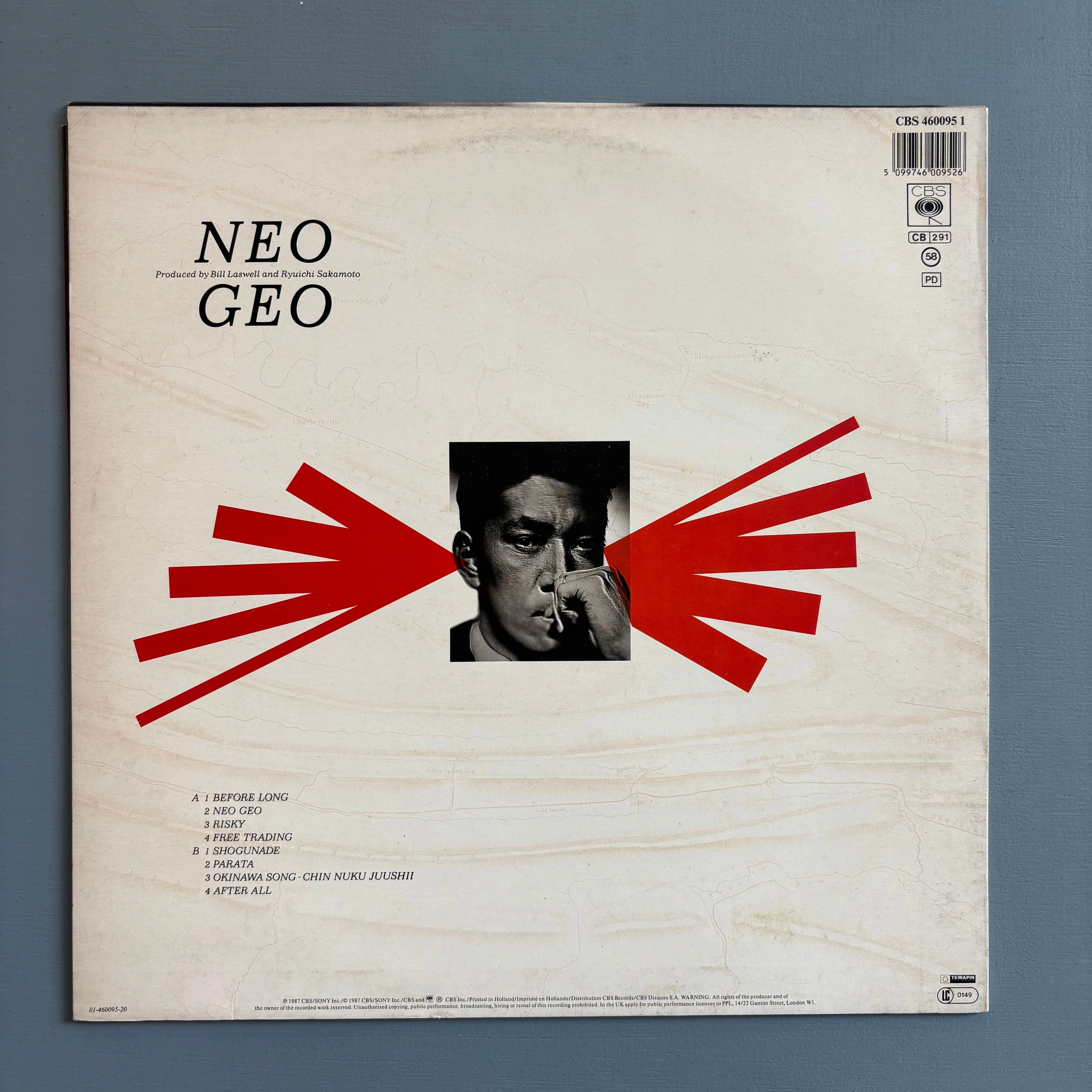 Ryuichi Sakamoto - Neo Geo - CBS NL 1987 - Image 2
