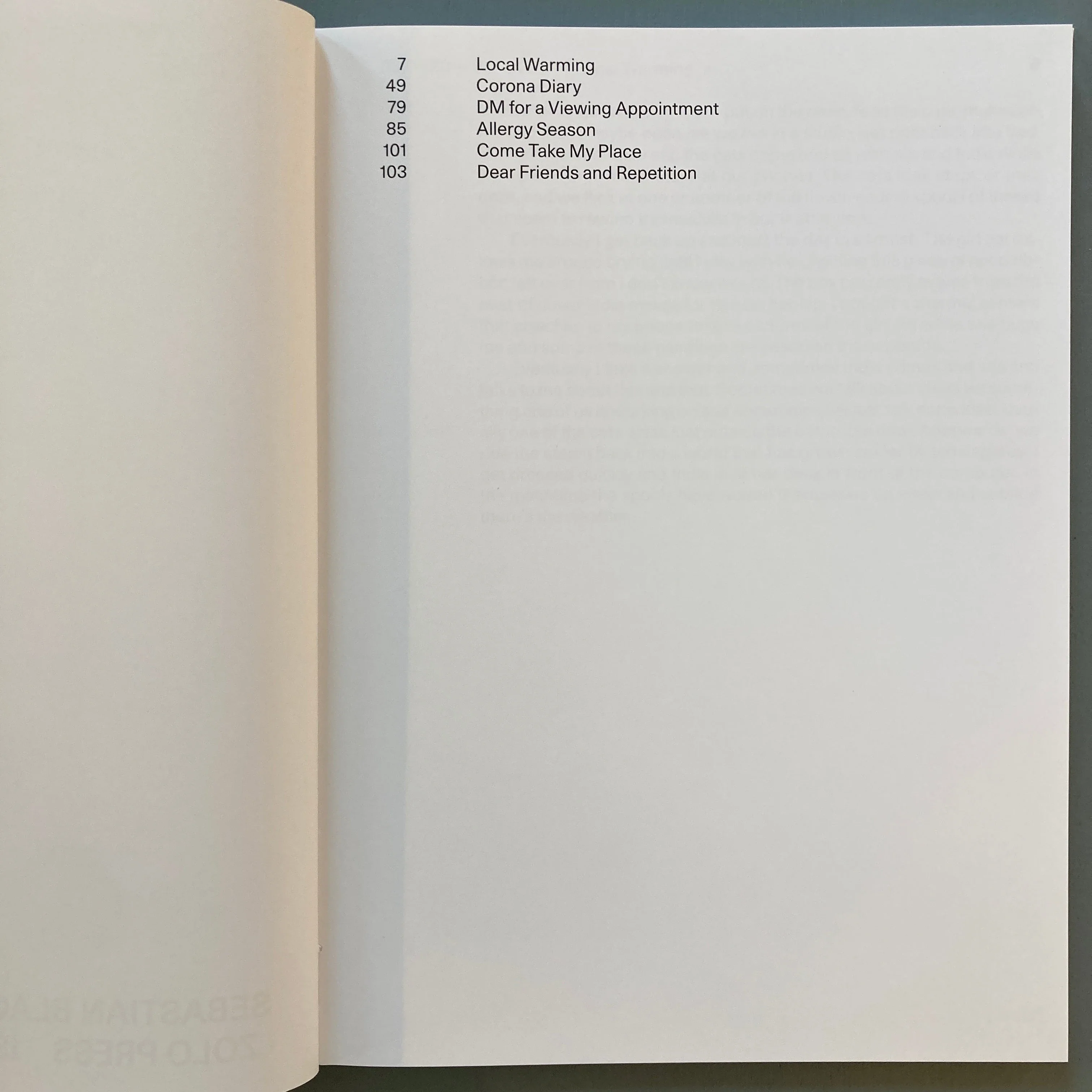 Sebastian Black - Local Warming - Zolo Press 2021 - Image 4