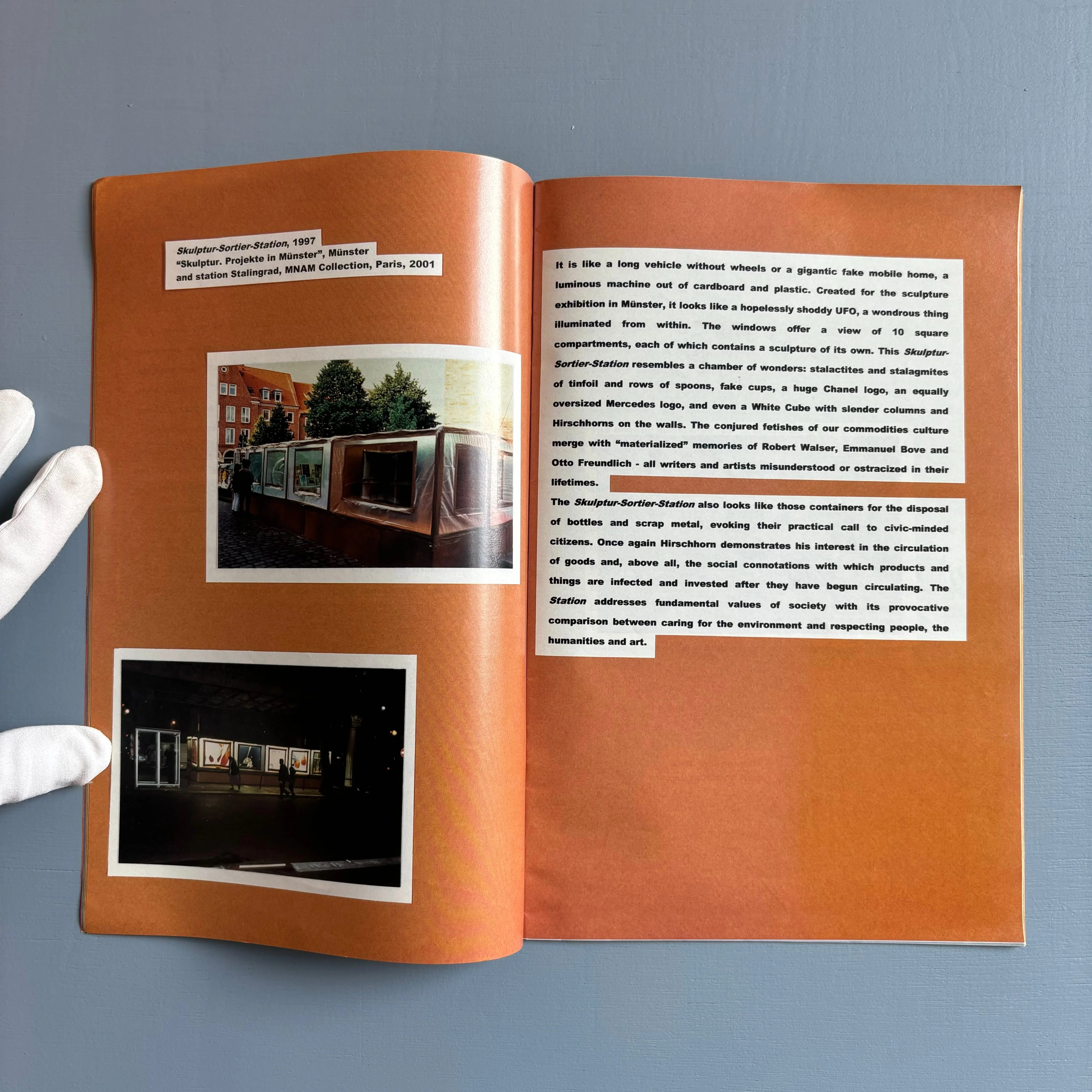 Short guide into the work of Thomas Hirschhorn - Barbara Gladstone Gallery 2002 - Image 4