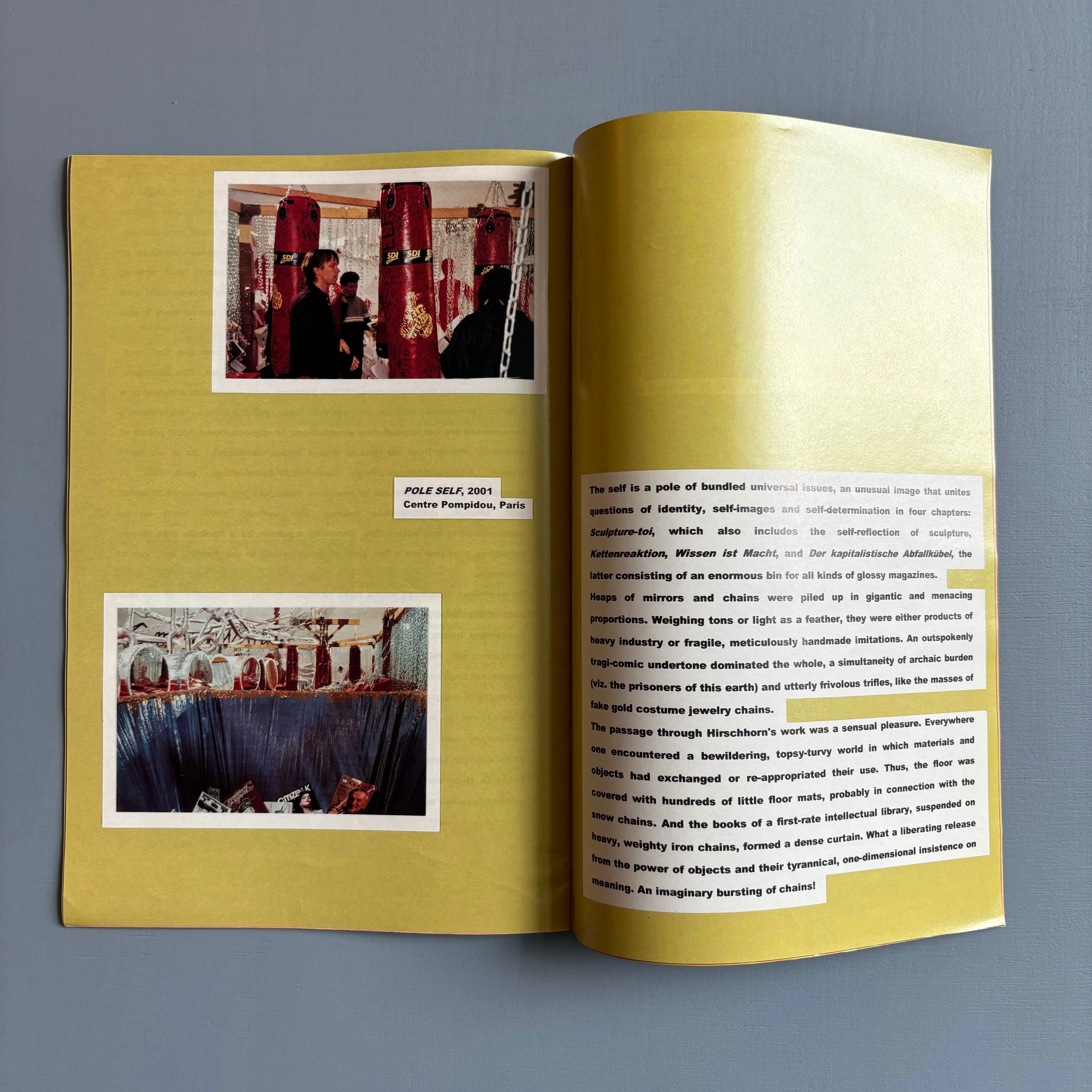 Short guide into the work of Thomas Hirschhorn - Barbara Gladstone Gallery 2002 - Image 7