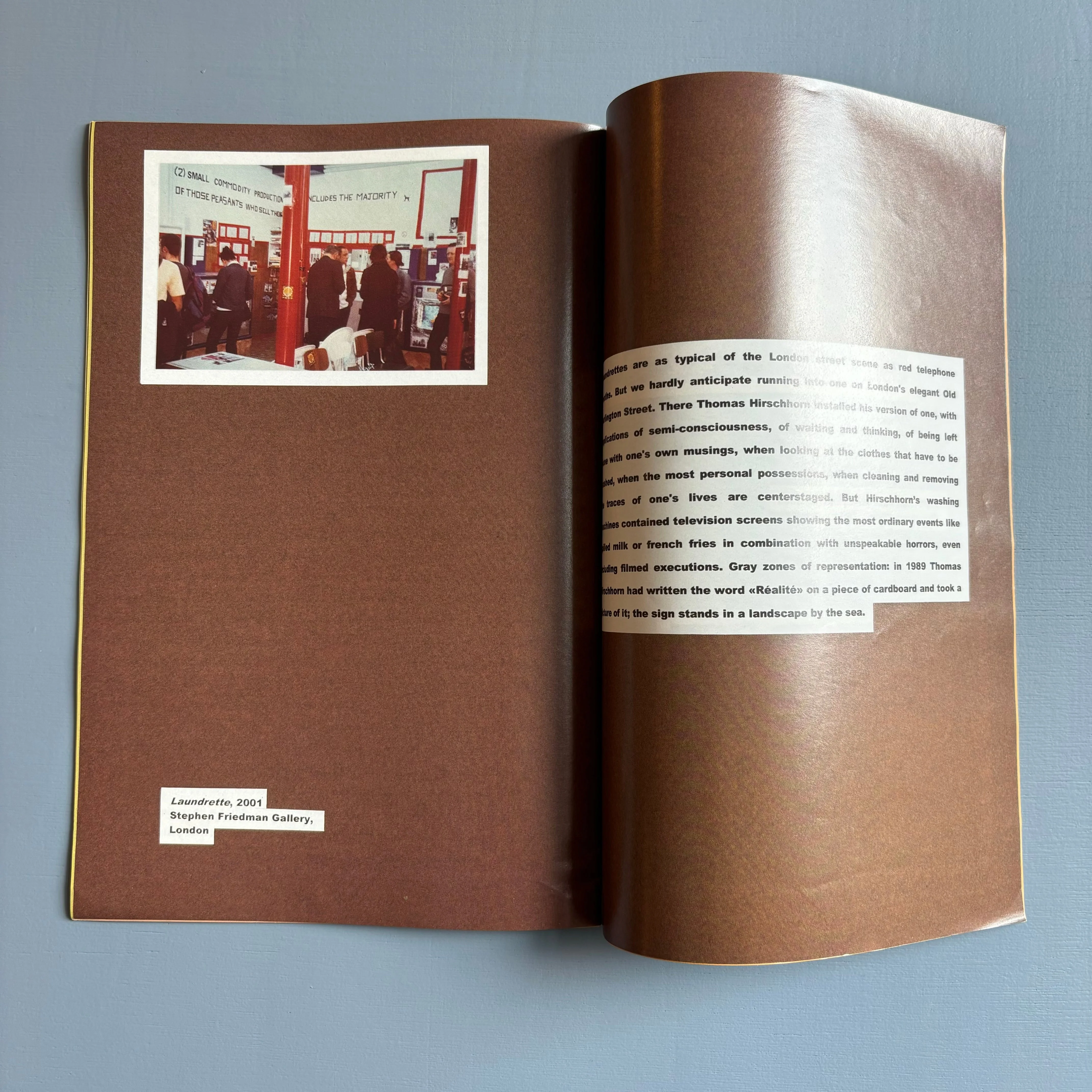Short guide into the work of Thomas Hirschhorn - Barbara Gladstone Gallery 2002 - Image 8