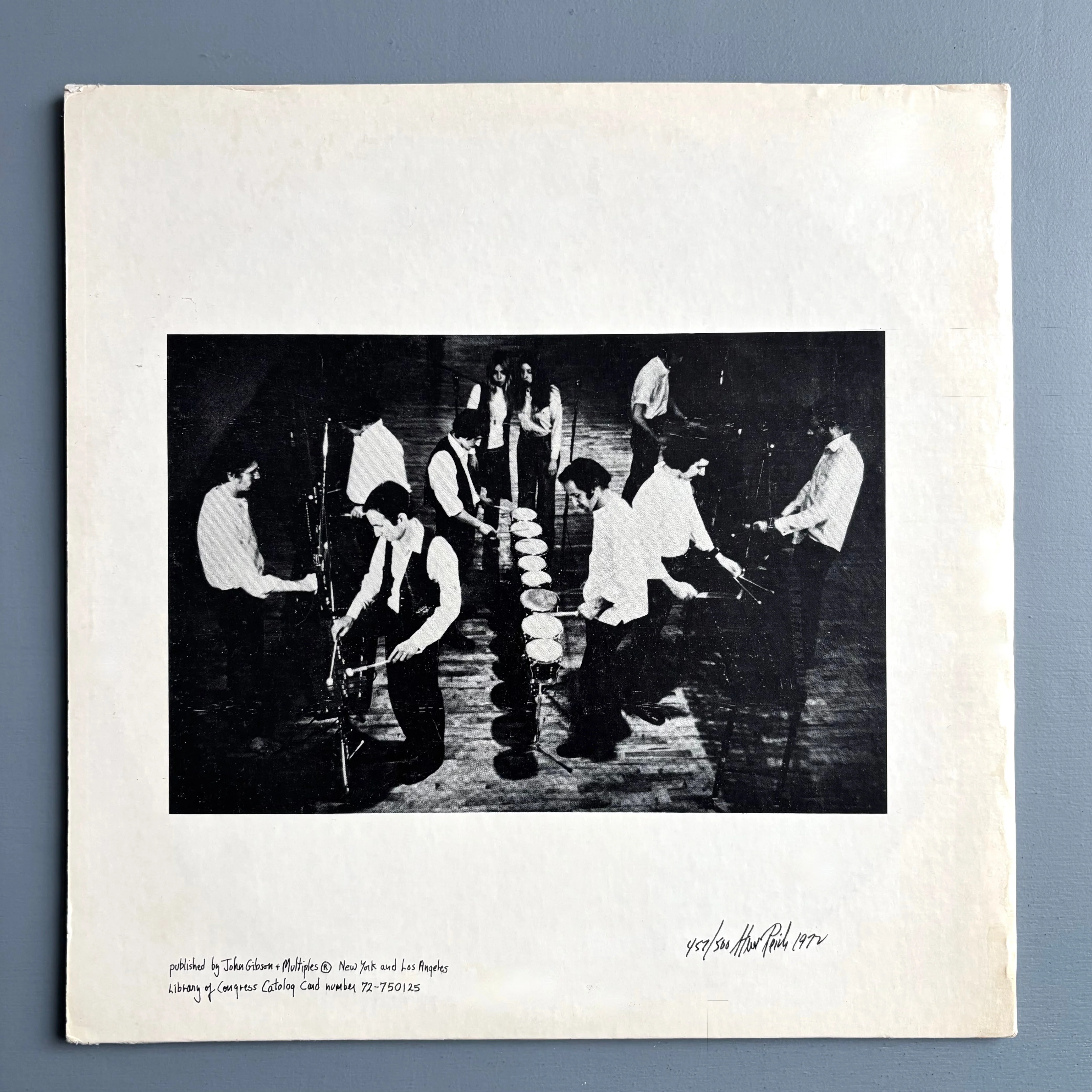 Steve Reich - Drumming - John Gibson + Multiples US 1971 - Image 2