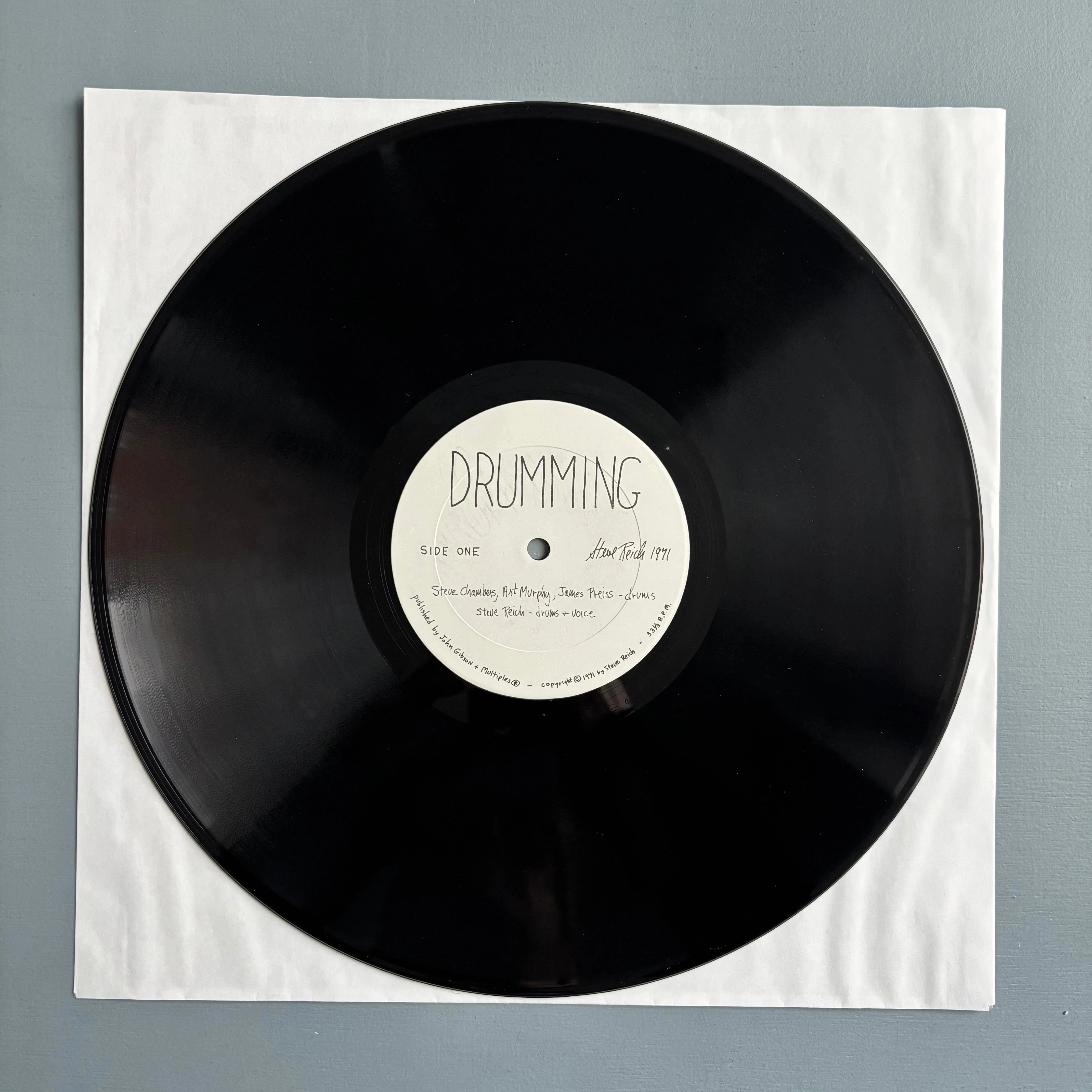 Steve Reich - Drumming - John Gibson + Multiples US 1971 - Image 6