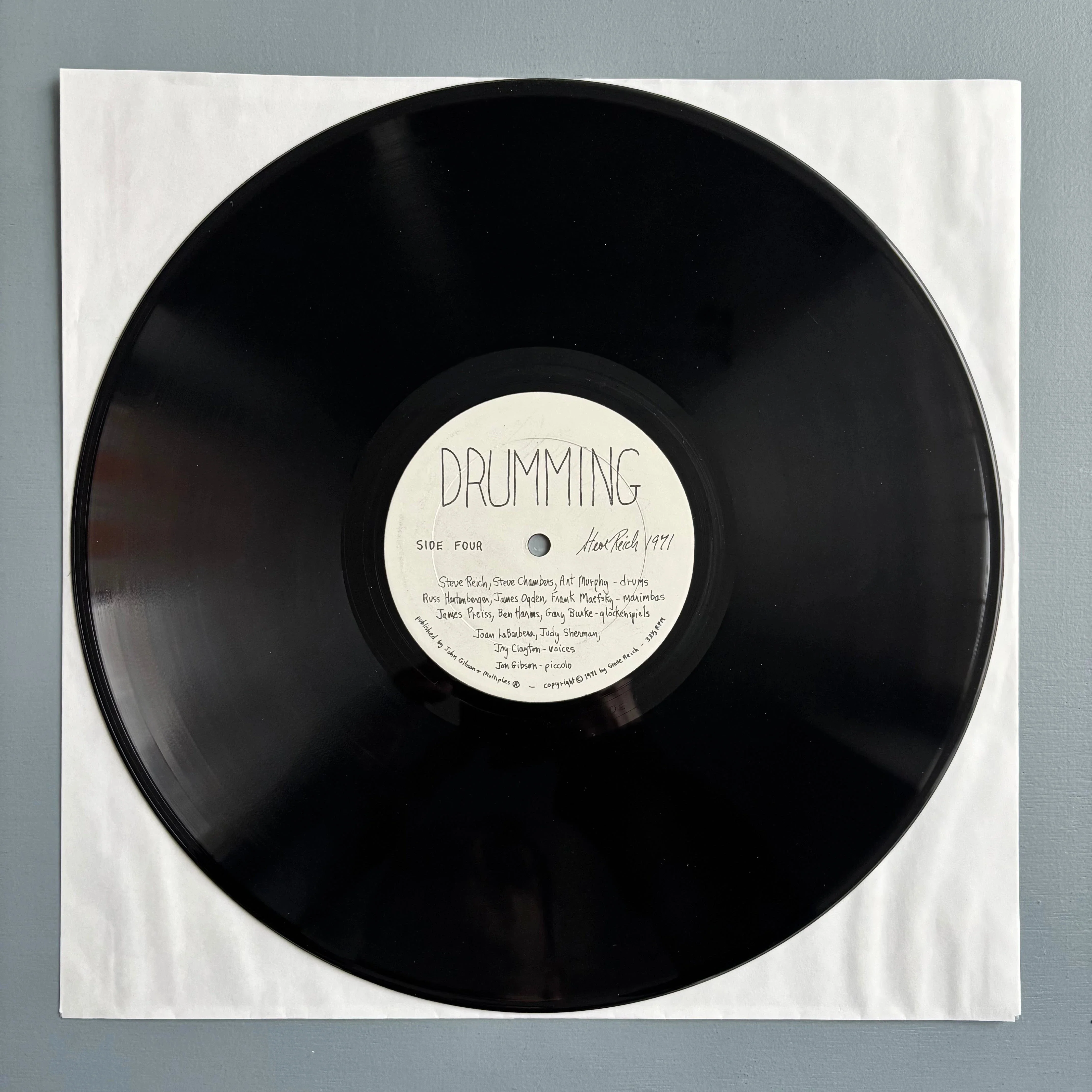 Steve Reich - Drumming - John Gibson + Multiples US 1971 - Image 9