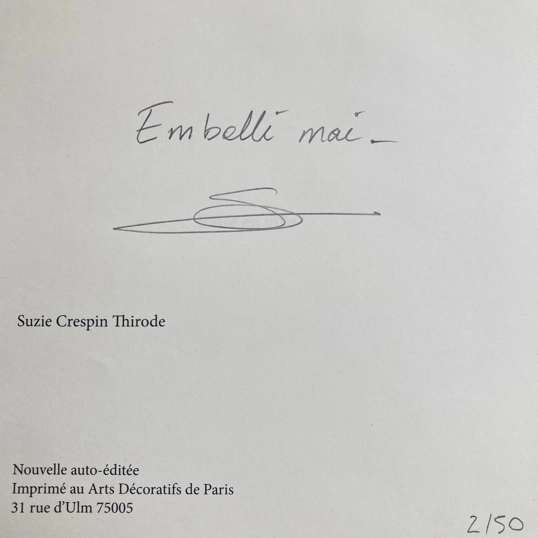Suzie Crespin Thirode (signed) - Baise en ville - Self-published 2023 - Image 10