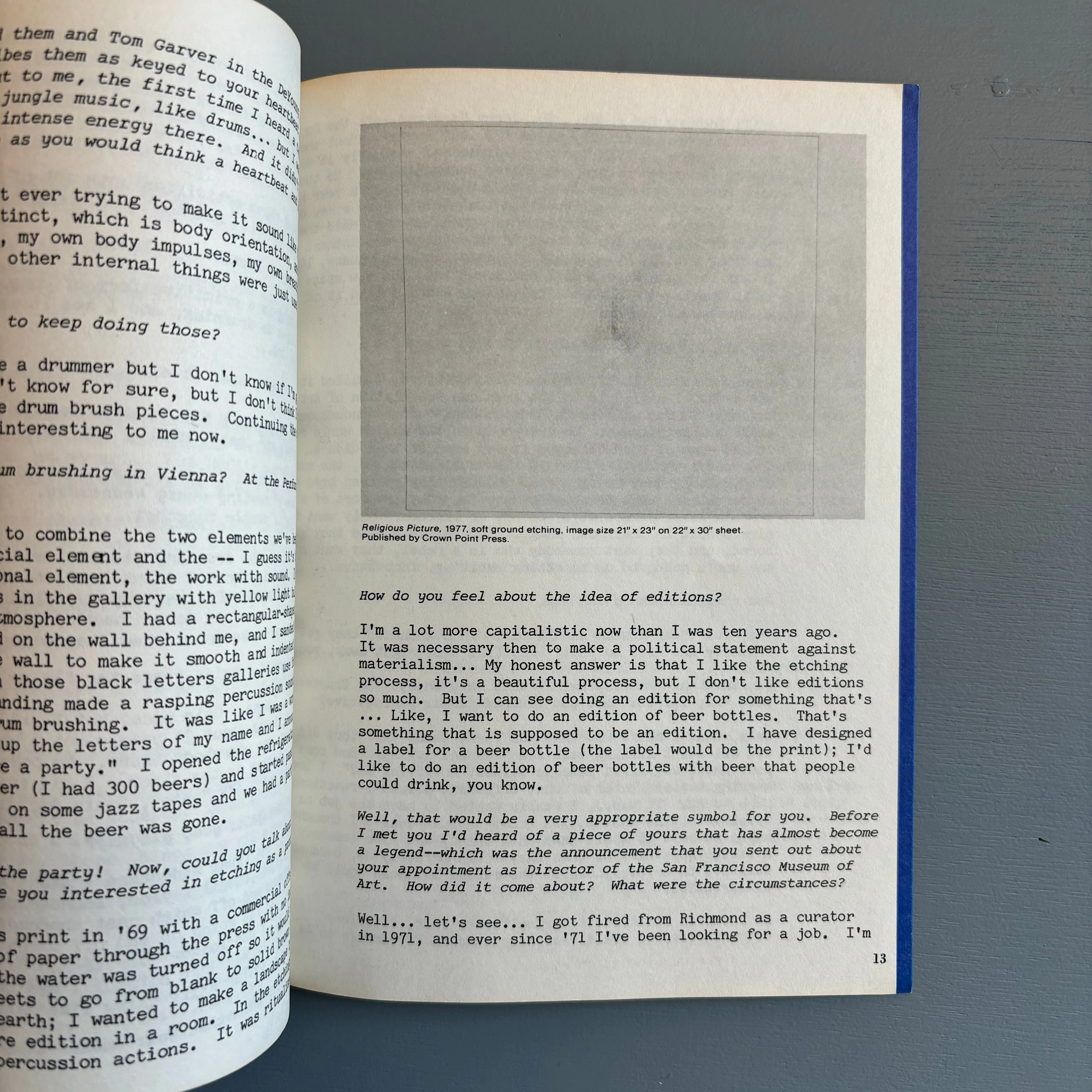 Tom Marioni - View Vol. I No. 5 October 1978 - Image 4