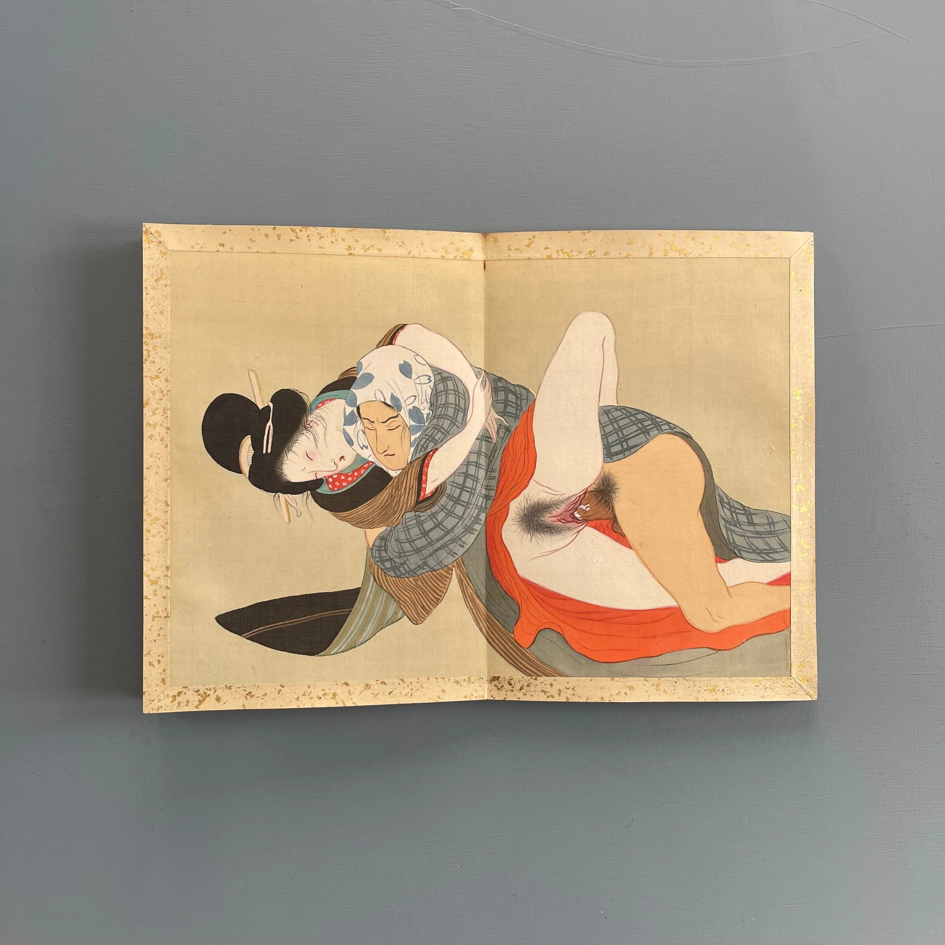 Tomioka Eisen - Poetic Intercourse (Yakumo No Chigiri) - circa 1897 - Image 10