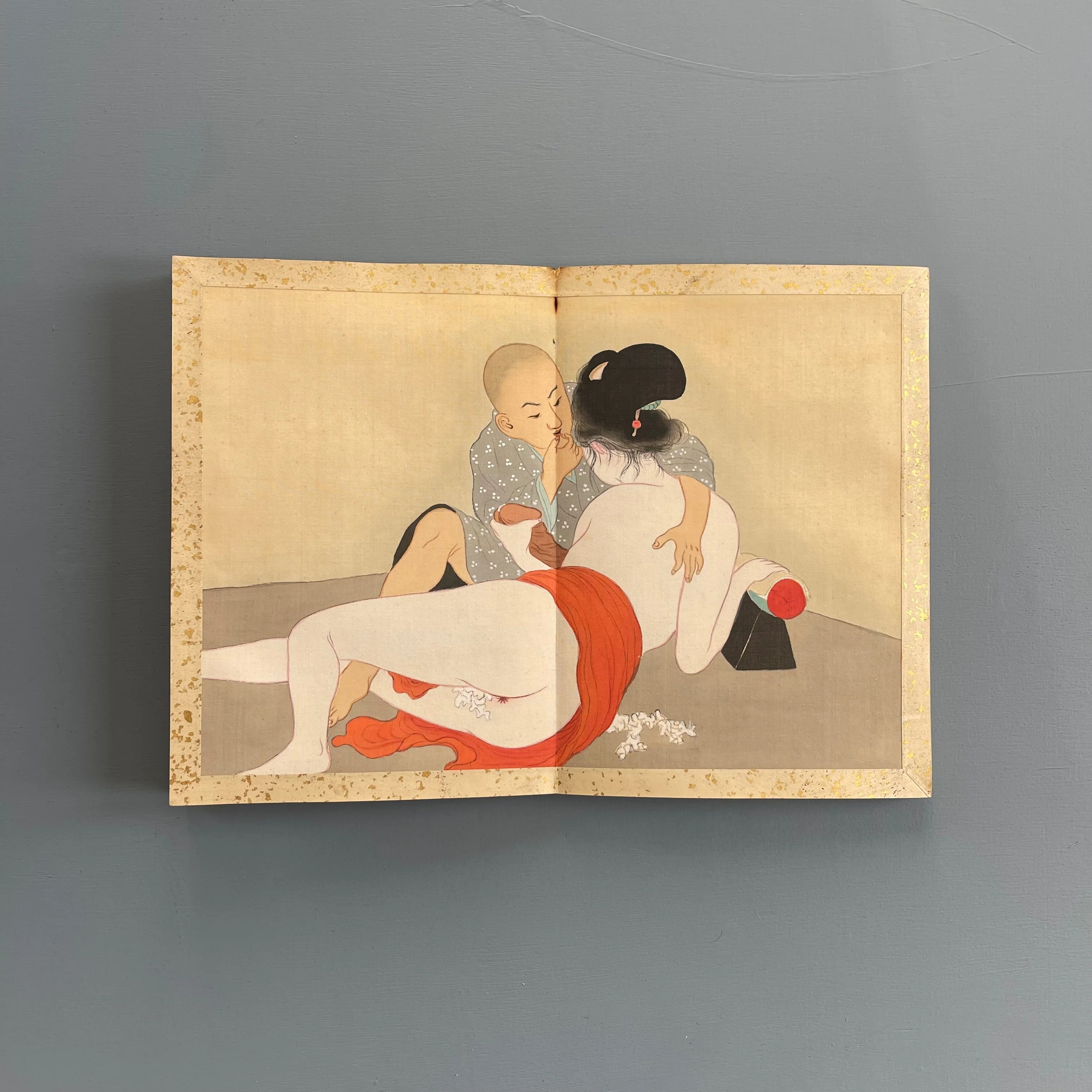 Tomioka Eisen - Poetic Intercourse (Yakumo No Chigiri) - circa 1897 - Image 11