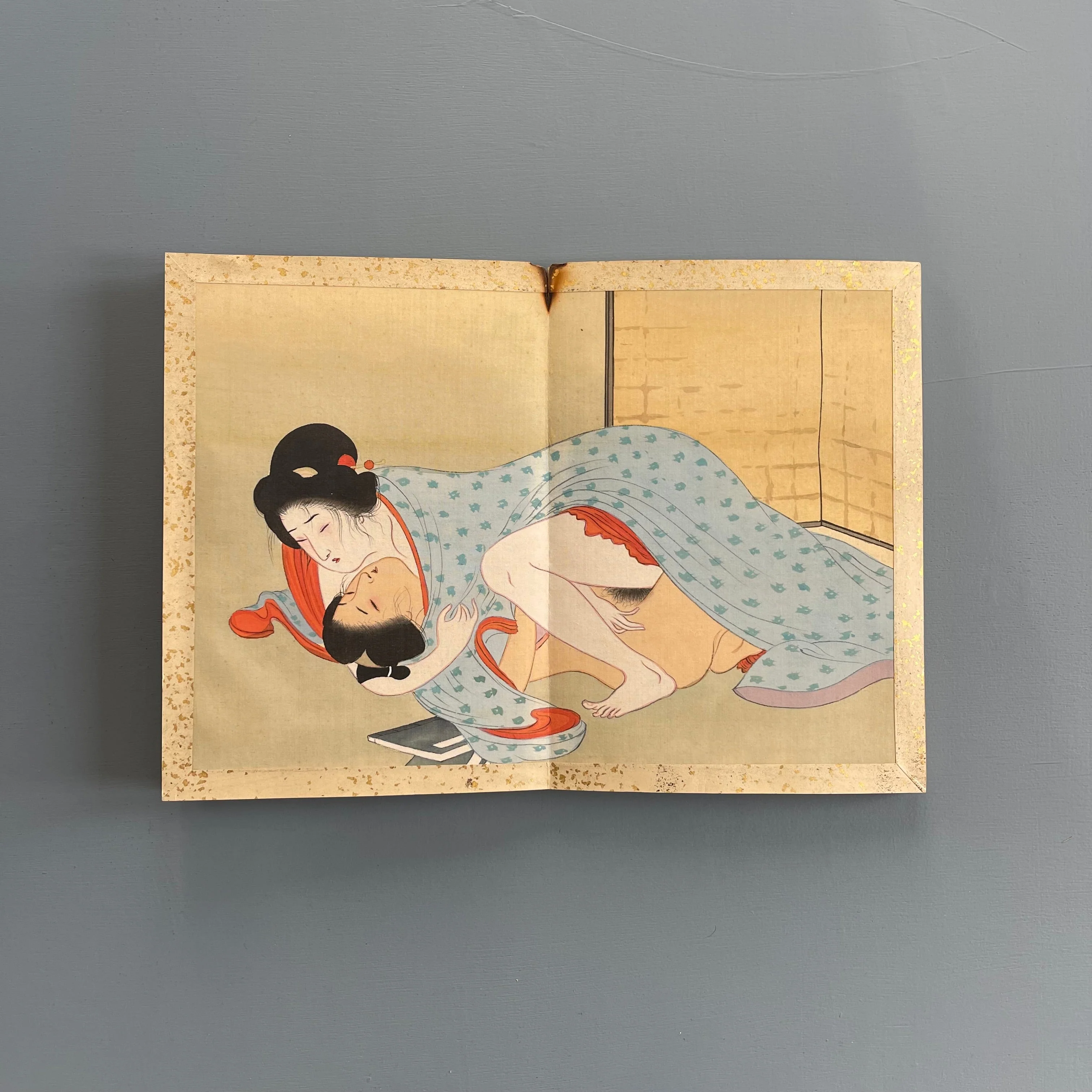 Tomioka Eisen - Poetic Intercourse (Yakumo No Chigiri) - circa 1897 - Image 13
