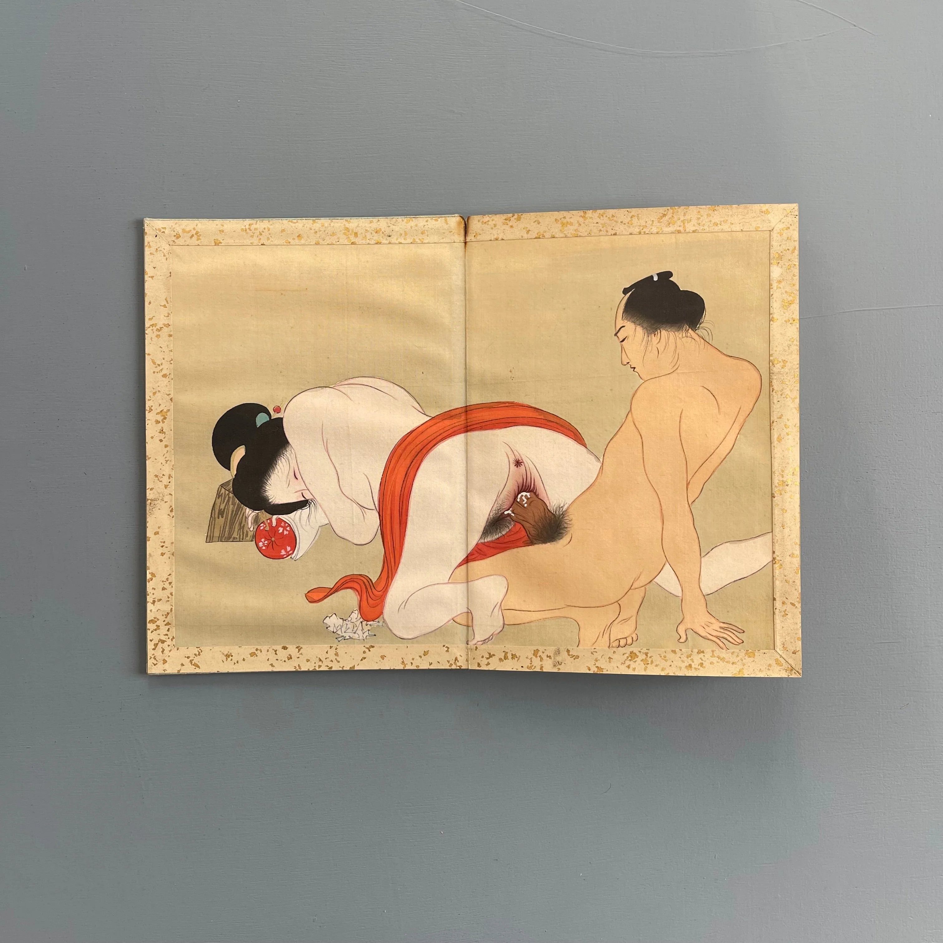Tomioka Eisen - Poetic Intercourse (Yakumo No Chigiri) - circa 1897 - Image 14