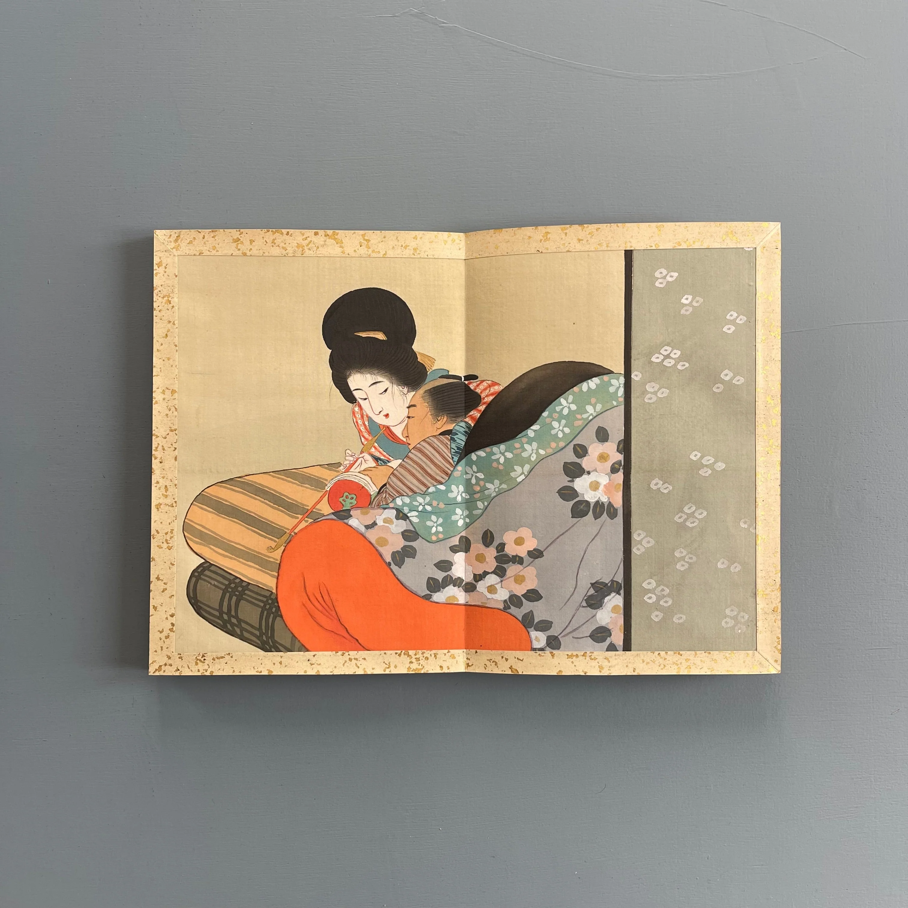 Tomioka Eisen - Poetic Intercourse (Yakumo No Chigiri) - circa 1897 - Image 4