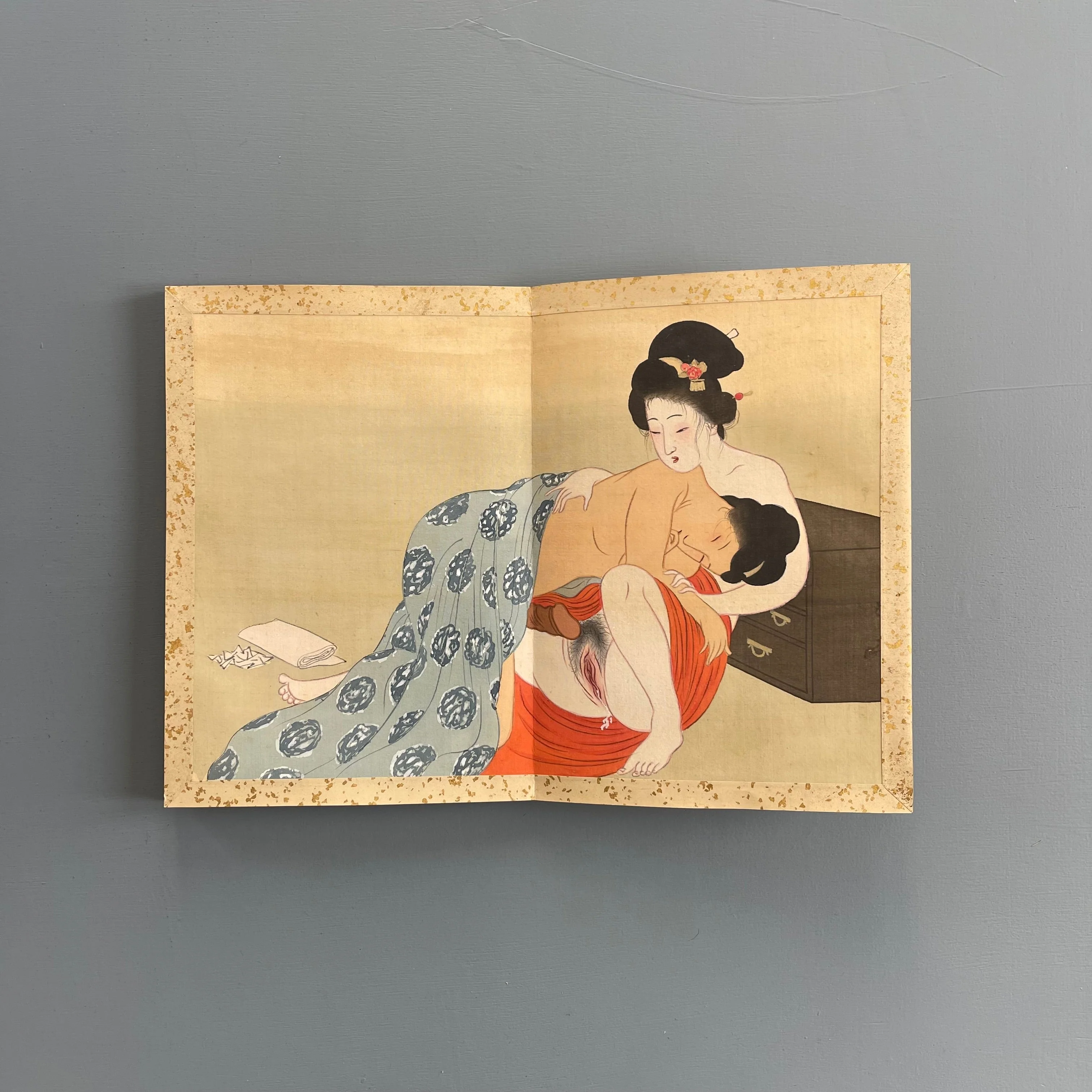 Tomioka Eisen - Poetic Intercourse (Yakumo No Chigiri) - circa 1897 - Image 6