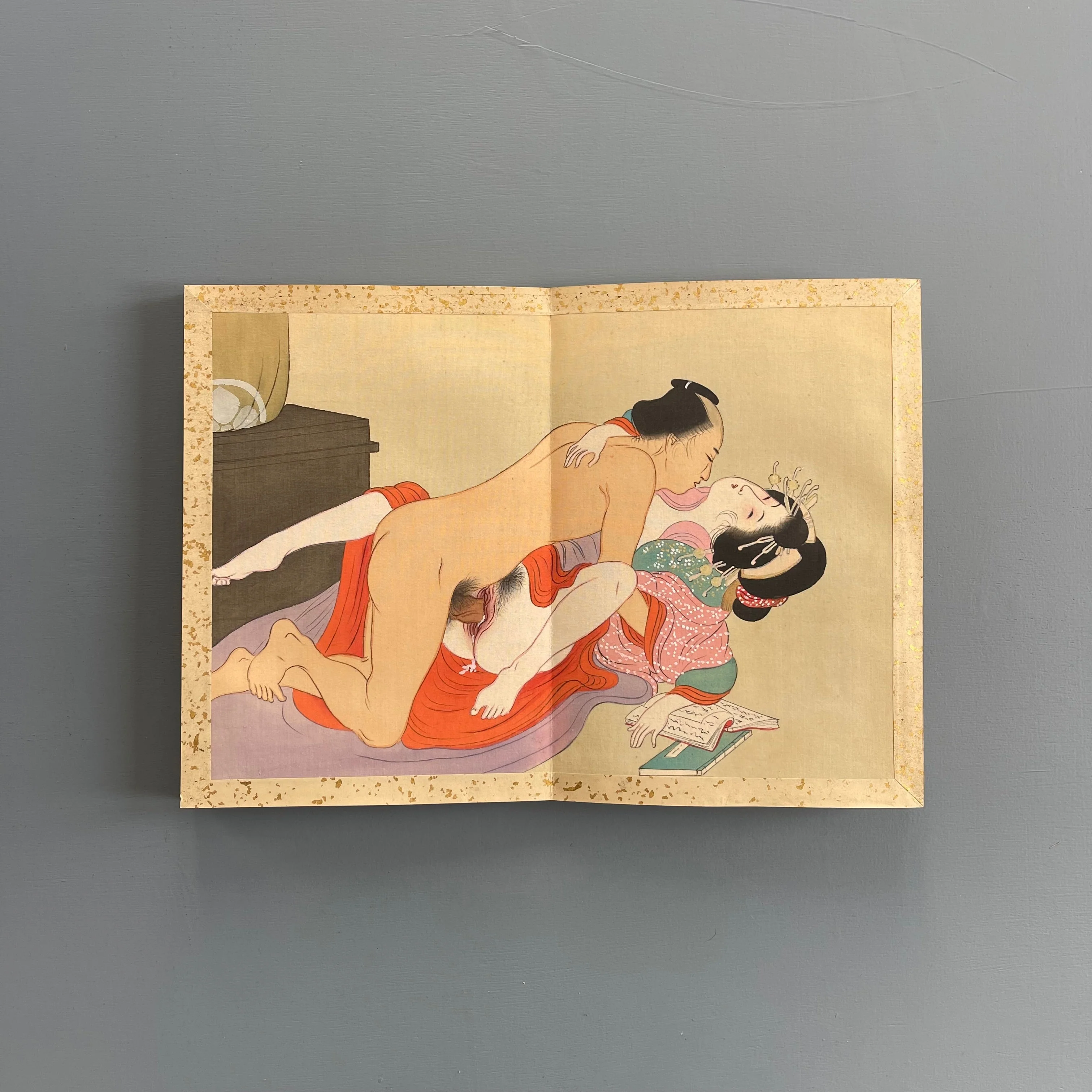Tomioka Eisen - Poetic Intercourse (Yakumo No Chigiri) - circa 1897 - Image 7