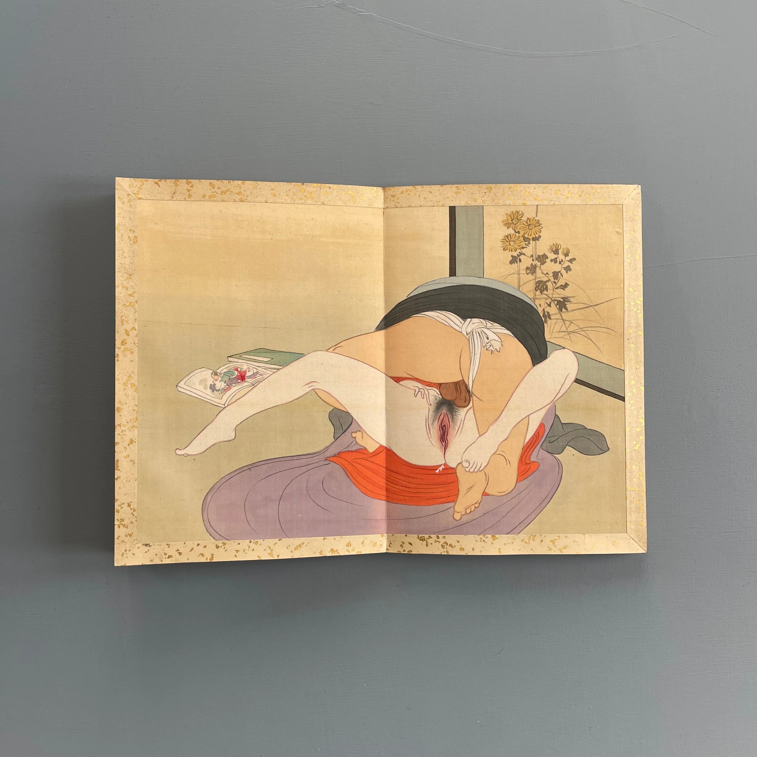 Tomioka Eisen - Poetic Intercourse (Yakumo No Chigiri) - circa 1897 - Image 9