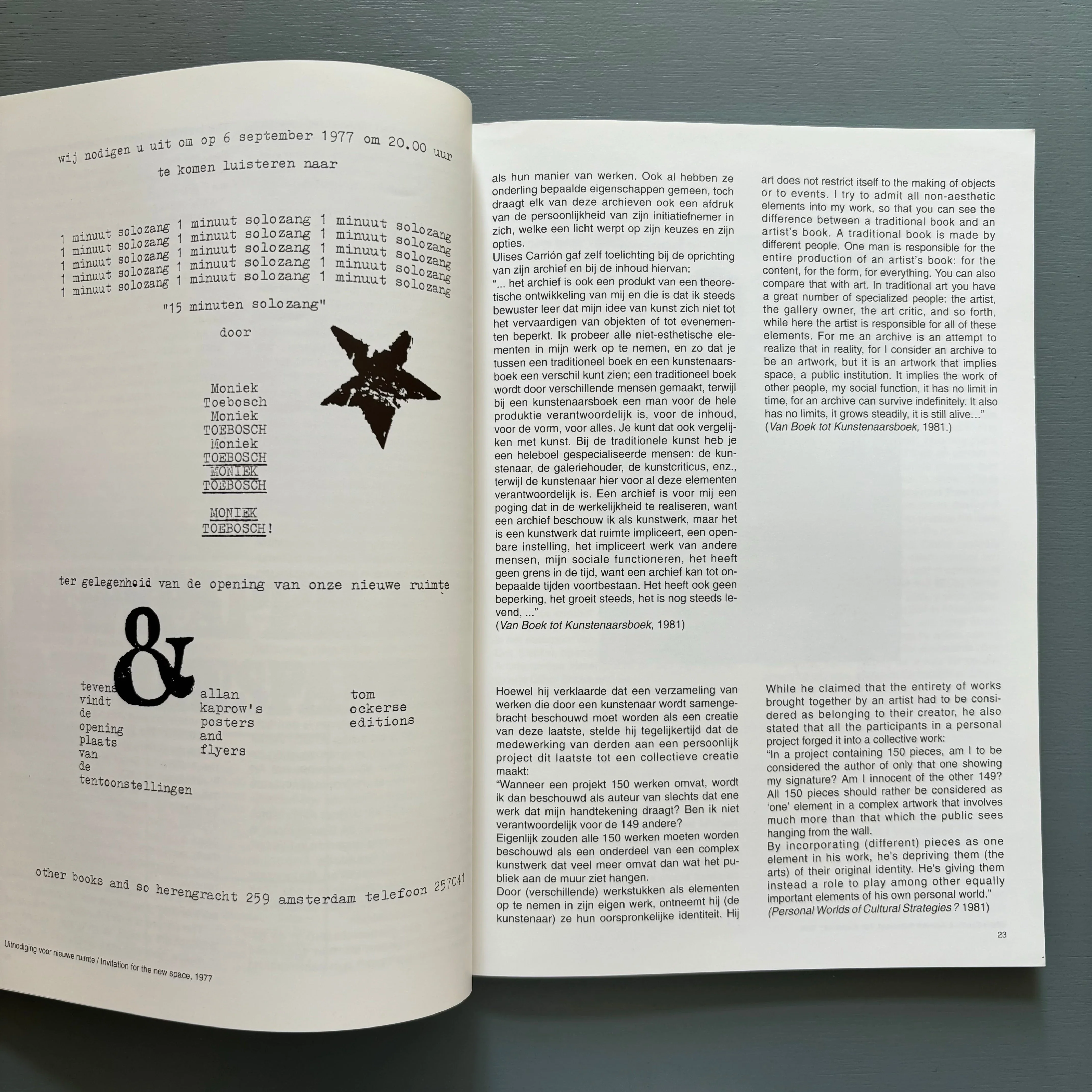Ulises Carrión - "We have wom! Haven't we?" - Museum Fodor Amsterdam 1992 - Image 4