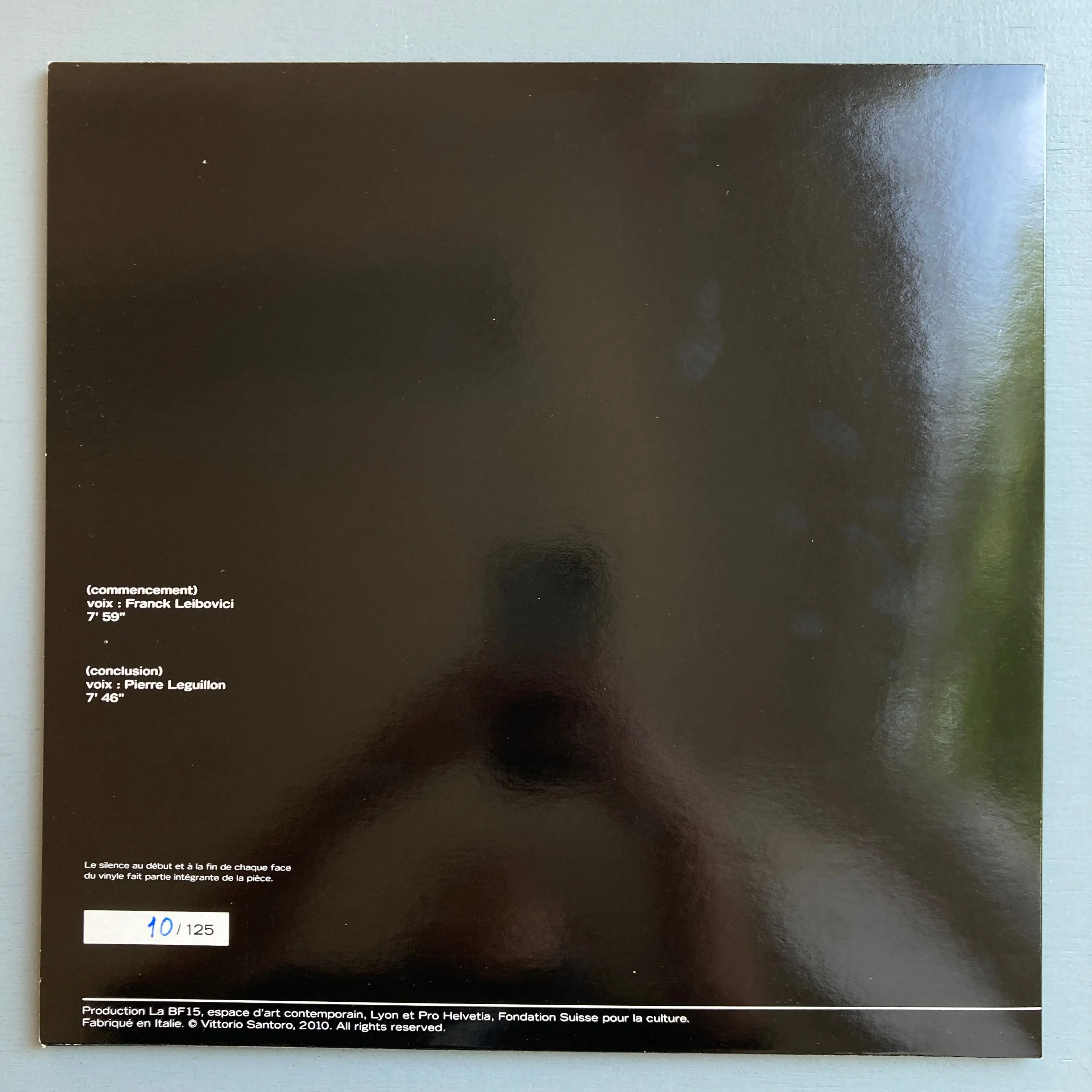 Vittorio Santoro - Man Leaving Harbour on a Ship (in a Room) - numbered record 2010 - Image 4