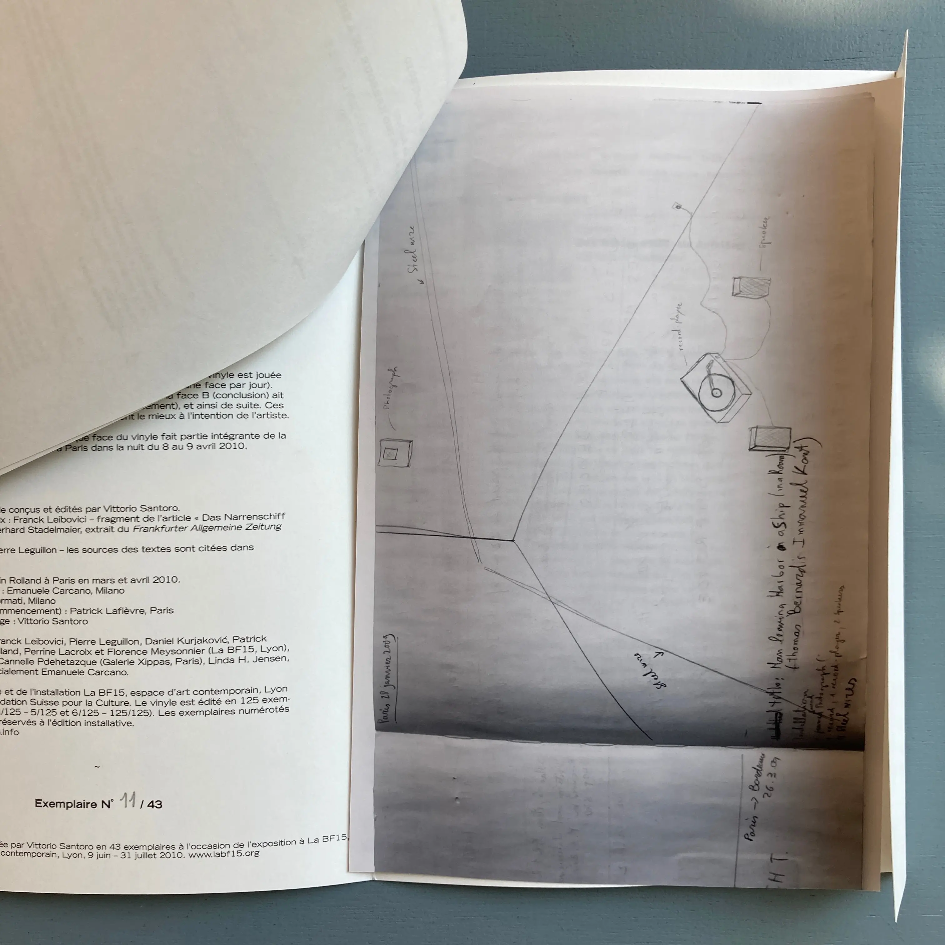 Vittorio Santoro - Man Leaving Harbour on a Ship (in a Room) - Artist publication 2010 - Image 7