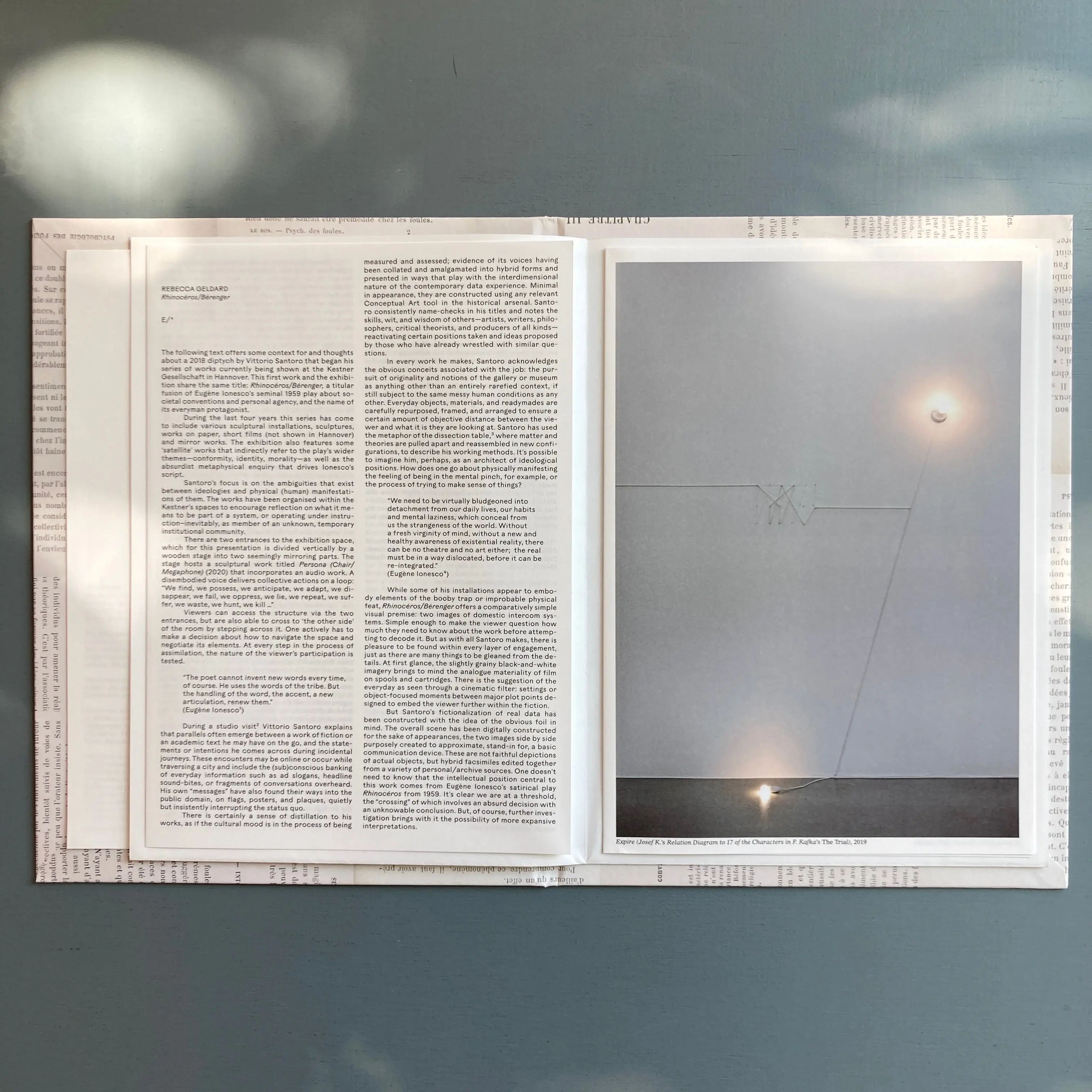 Vittorio Santoro - Rhinocéros/Bérenger - cpress 2022 - Image 6