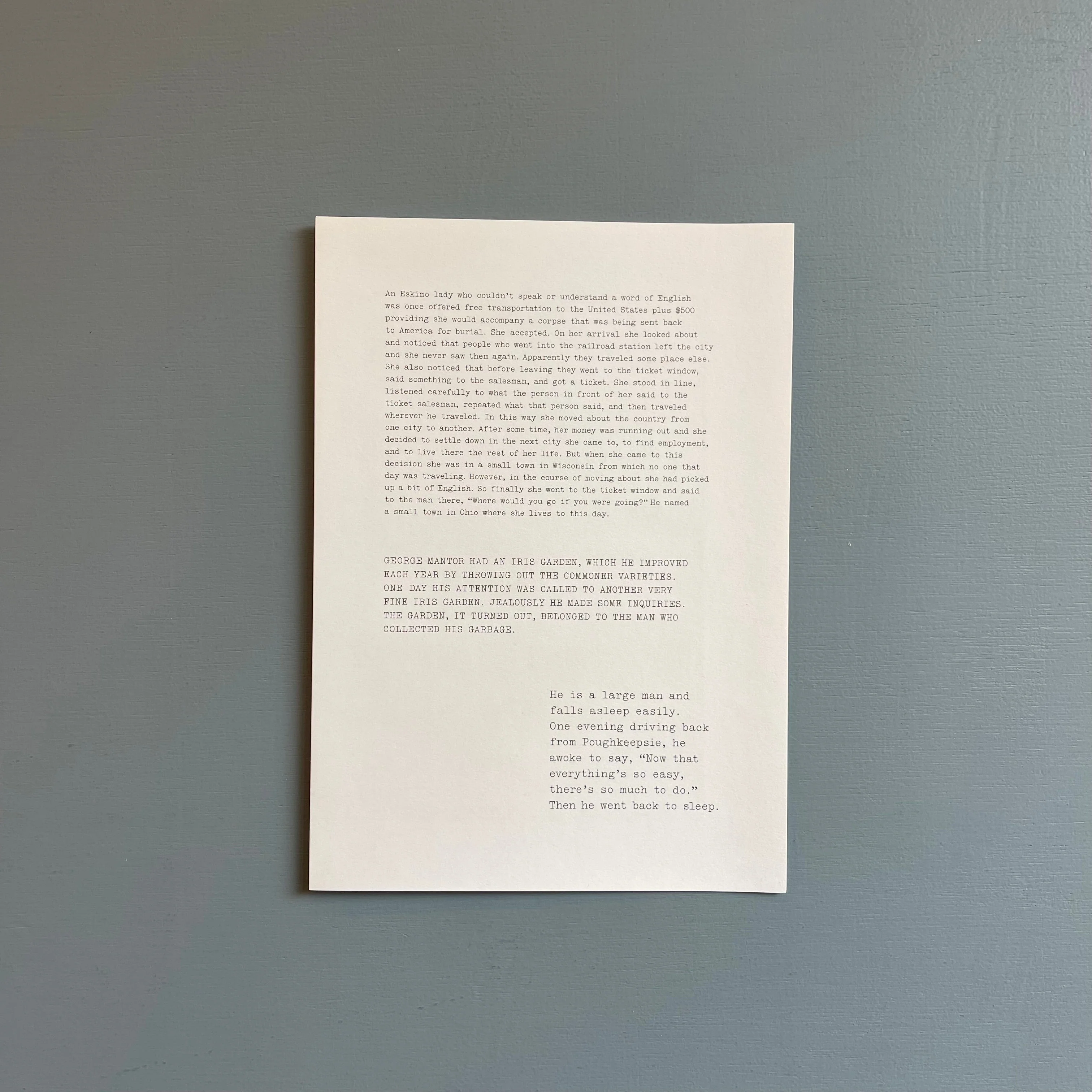 William Gedney/John Cage - Iris Garden - Little Brown Mushroom 2013 - Image 15