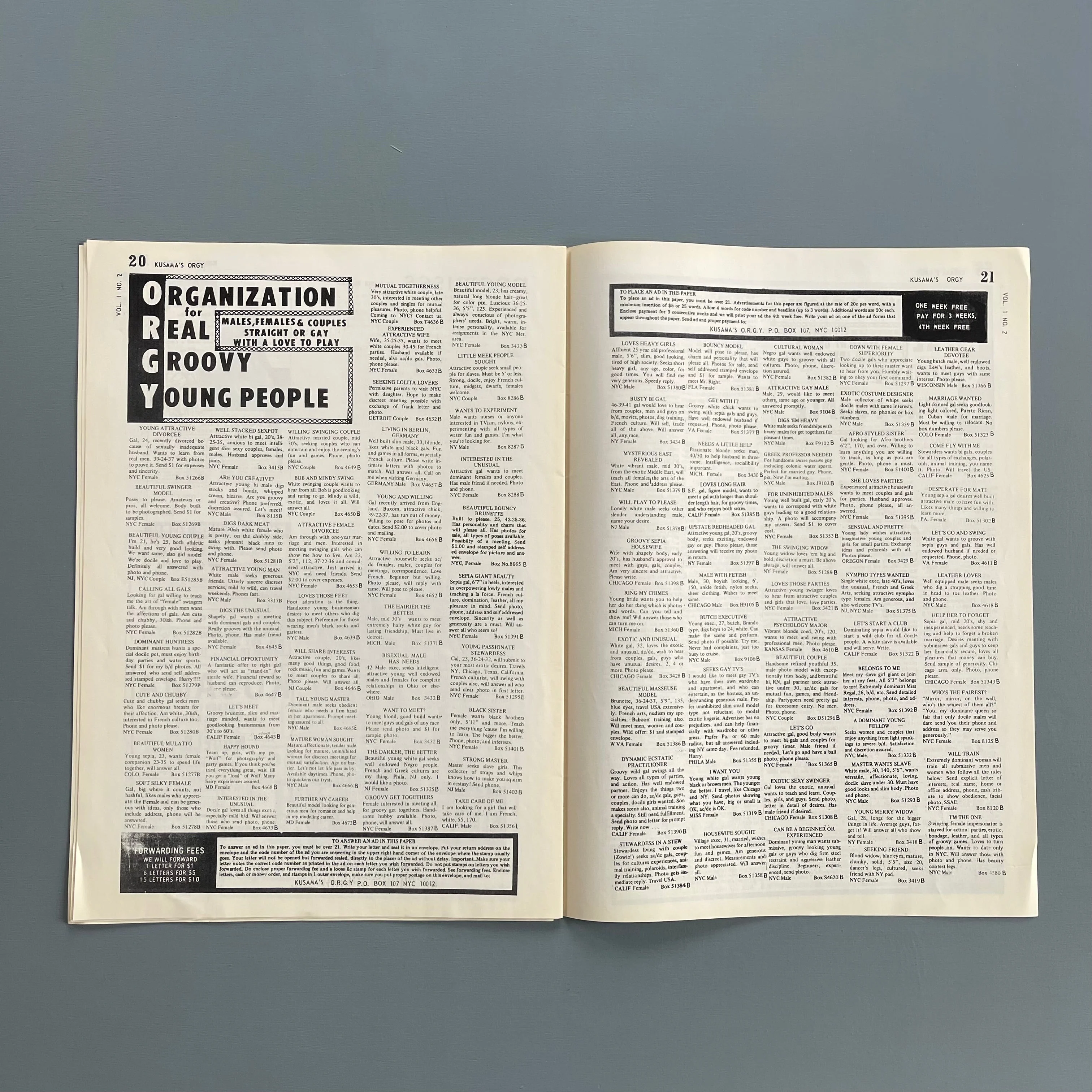 Yayoi Kusama - Kusama Orgy Vol. 1, No. 2 - Les Presses du Réel 2001 - Image 10