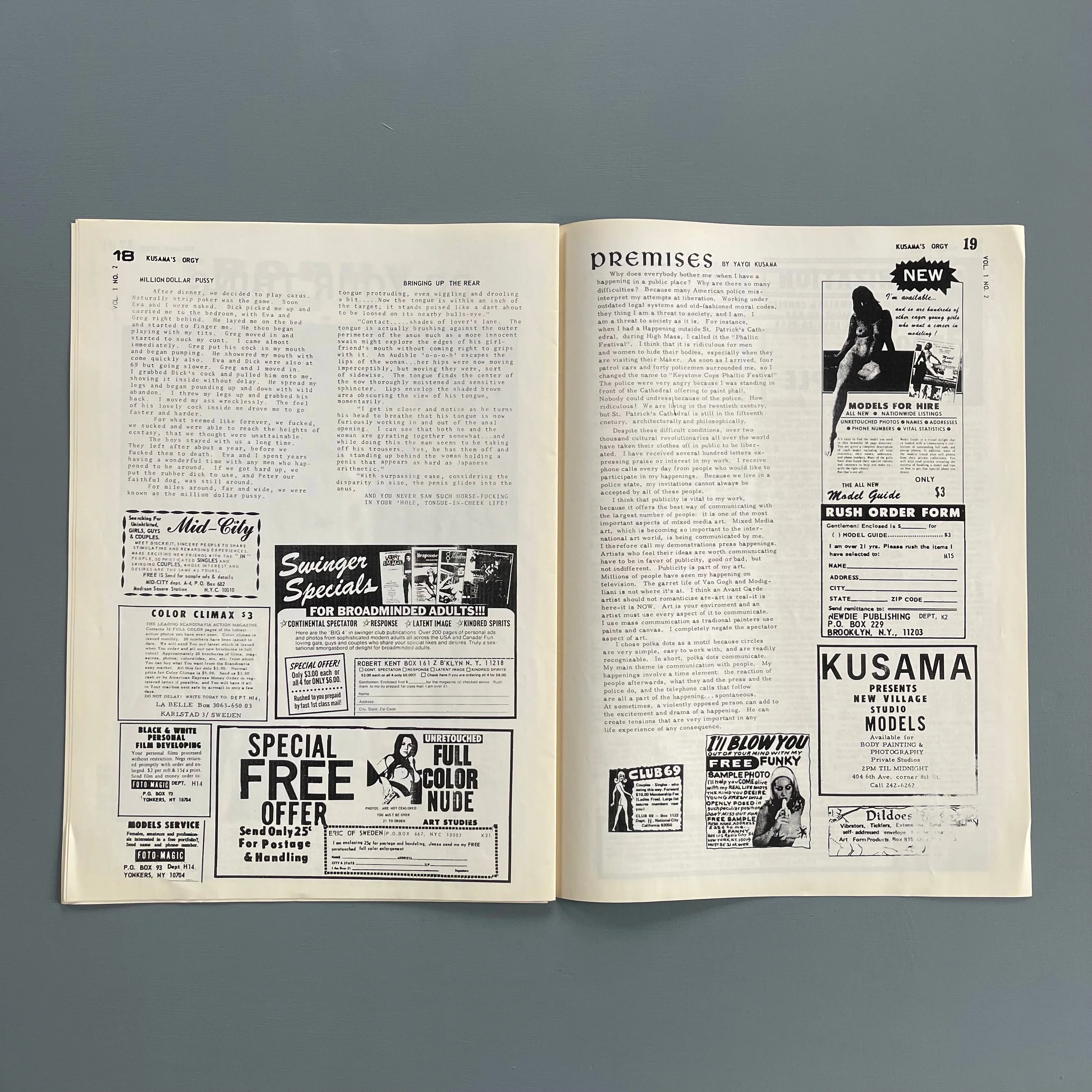 Yayoi Kusama - Kusama Orgy Vol. 1, No. 2 - Les Presses du Réel 2001 - Image 9