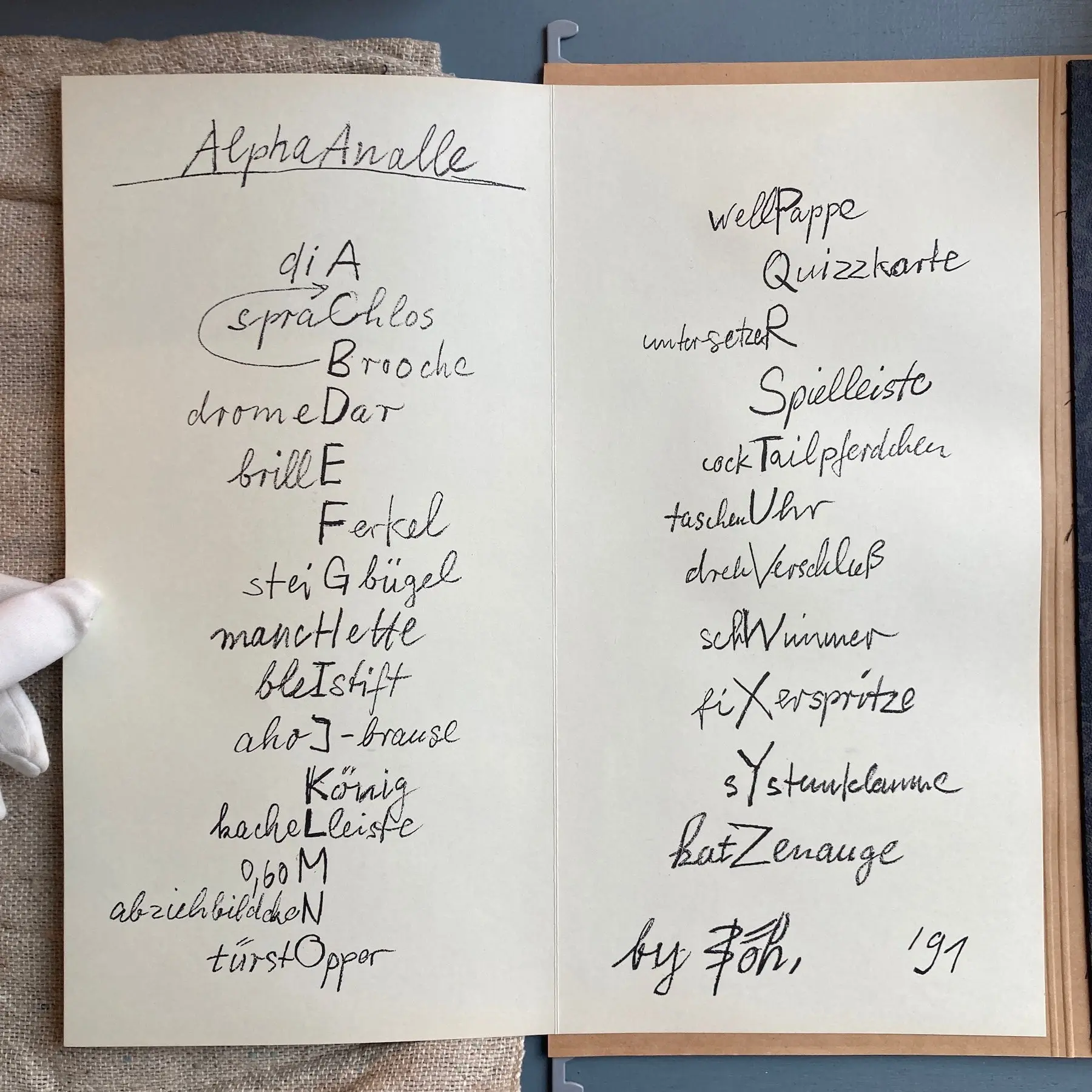 Zeitschrift für Tiegel & Tumult n°20 - Claus Böhmler - Kassel 1991 - Image 3